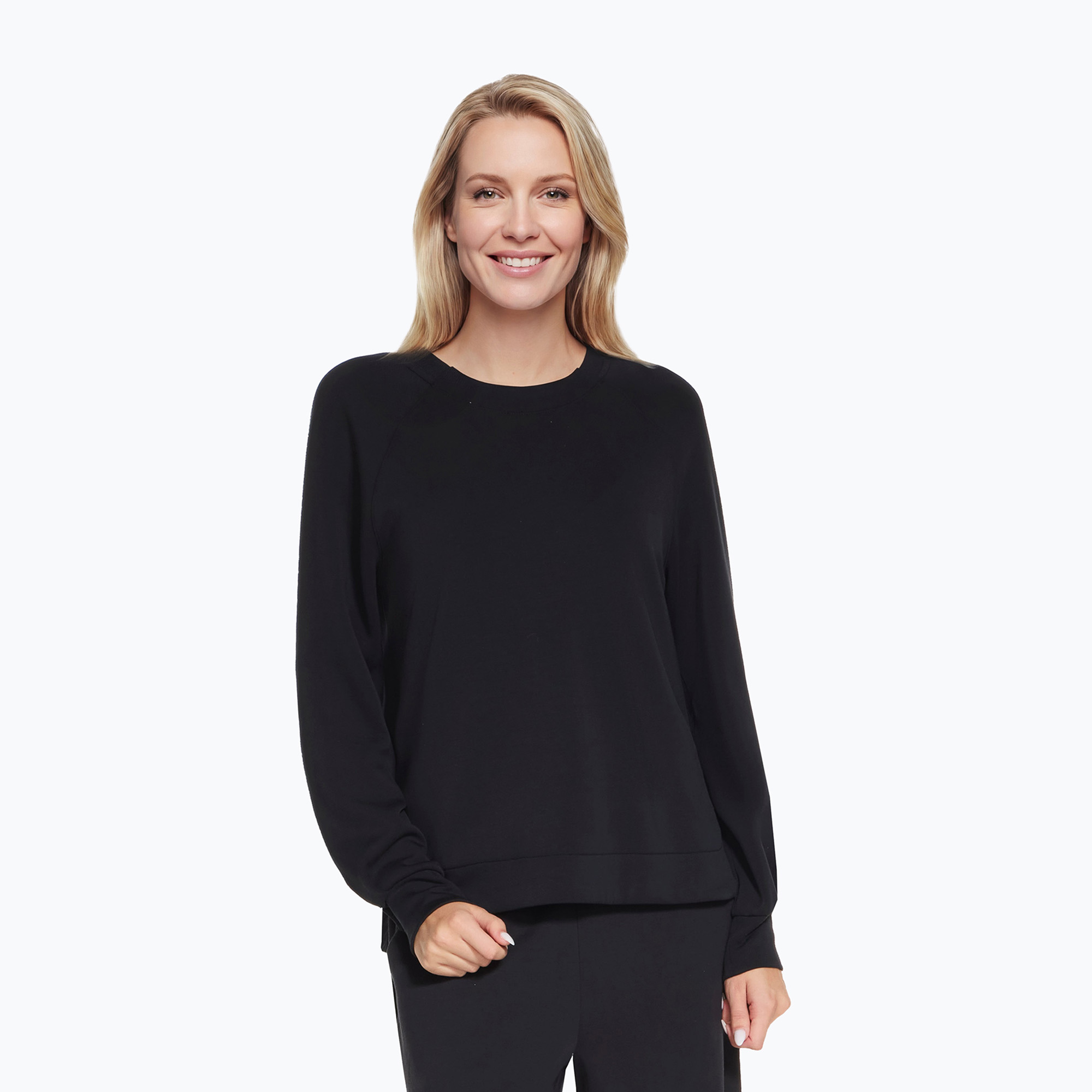 Bluza damska SKECHERS Cozy Luxe Crewneck black 