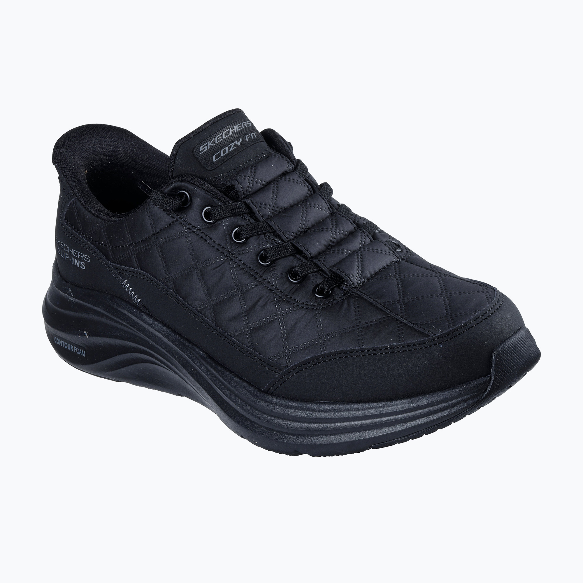 Buty męskie SKECHERS Contour Foam Cozy Fit black