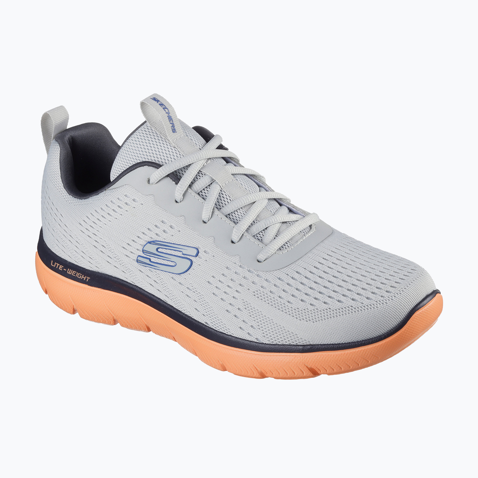 Buty męskie SKECHERS Summits Torre gray/orange 