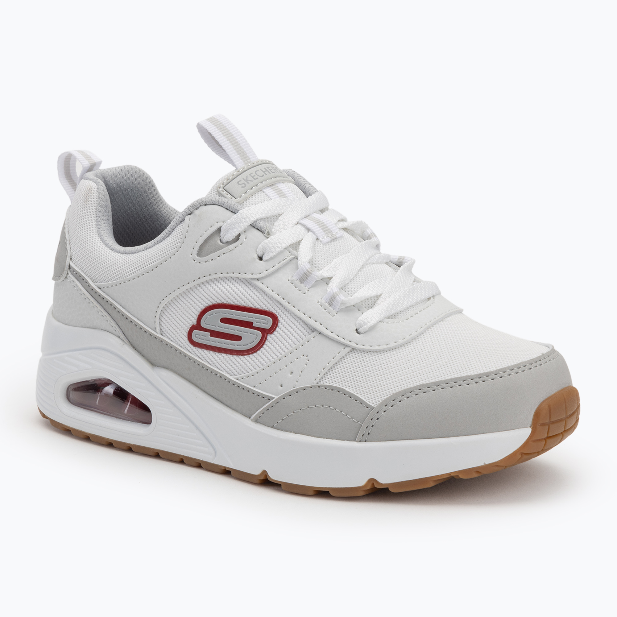 Buty dziecięce SKECHERS Uno Retro Groove white/gray 
