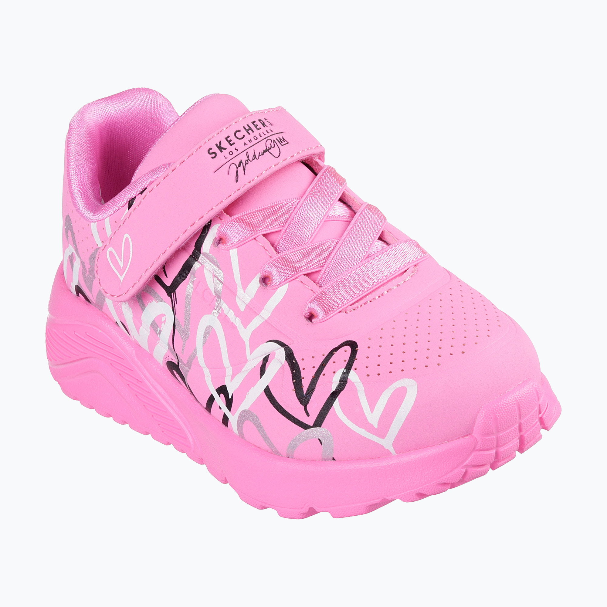 Buty dziecięce SKECHERS Uno Lite Love Levitate hot pink/multi 