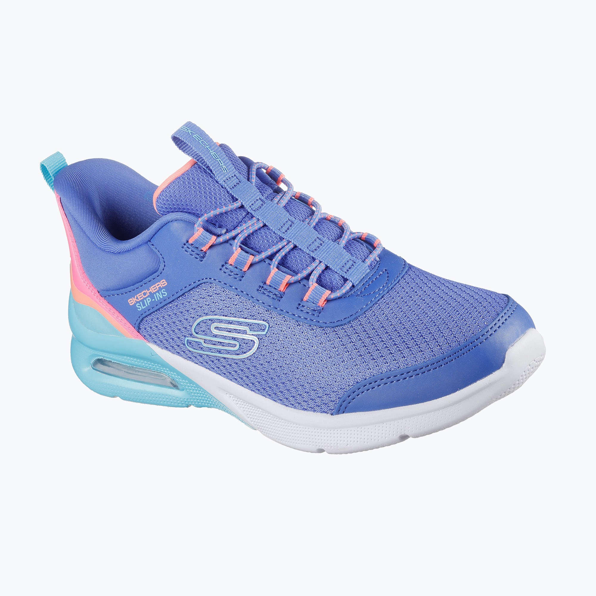 Buty dziecięce SKECHERS Microspec Max Color Trifecta blue/multi 