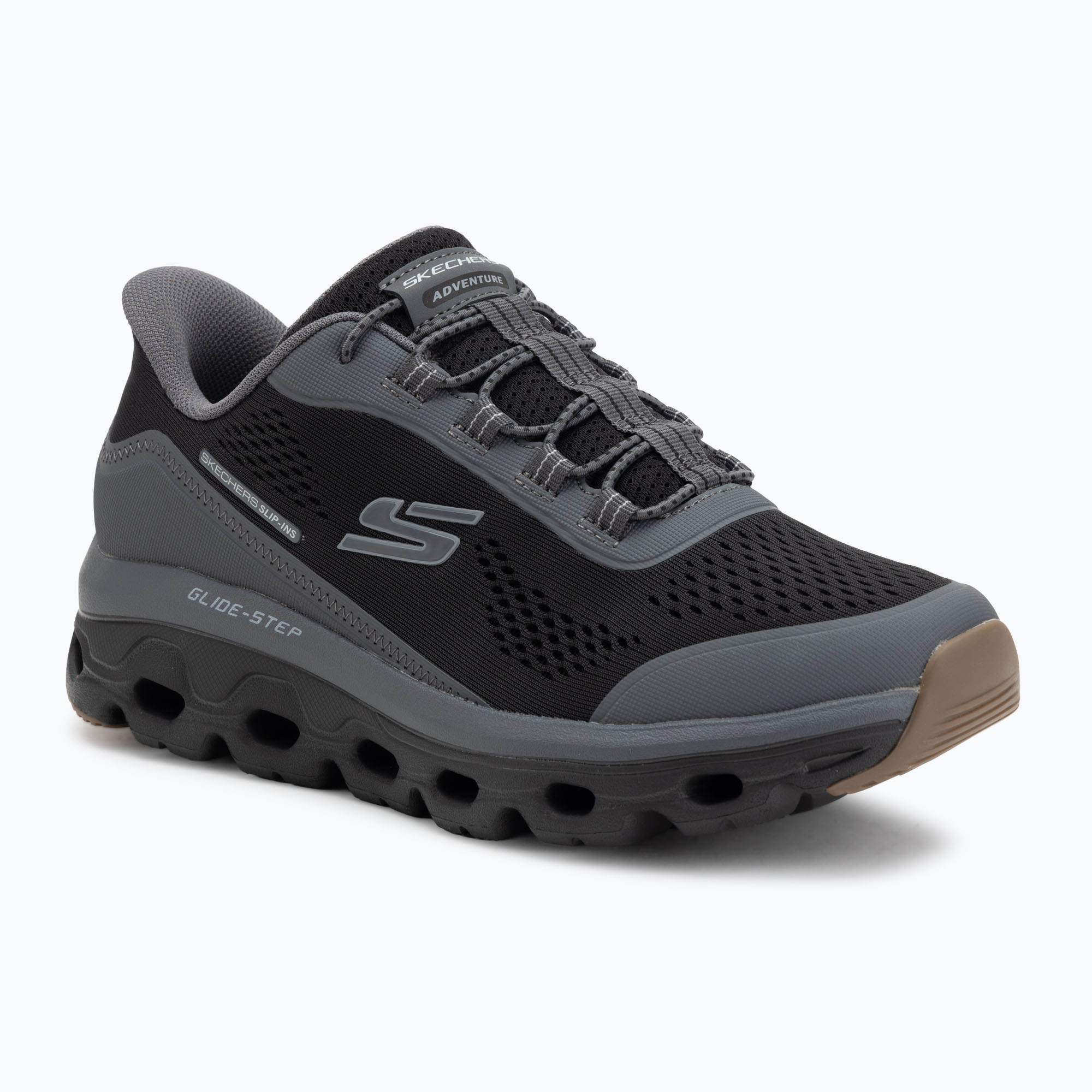 Buty męskie SKECHERS Glide-Step Sole Glover Peak black/charcoal 