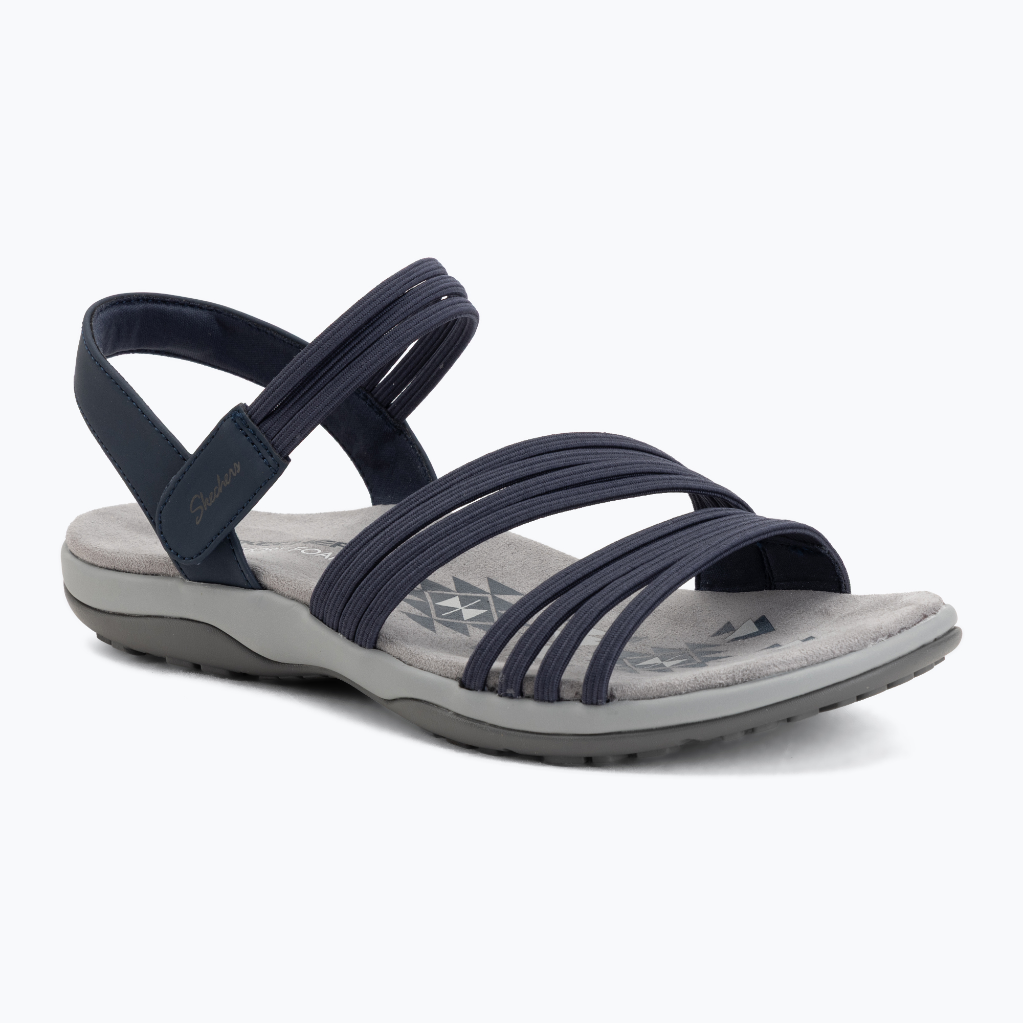 Sandały damskie SKECHERS Reggae Slim Coffee Run blue 