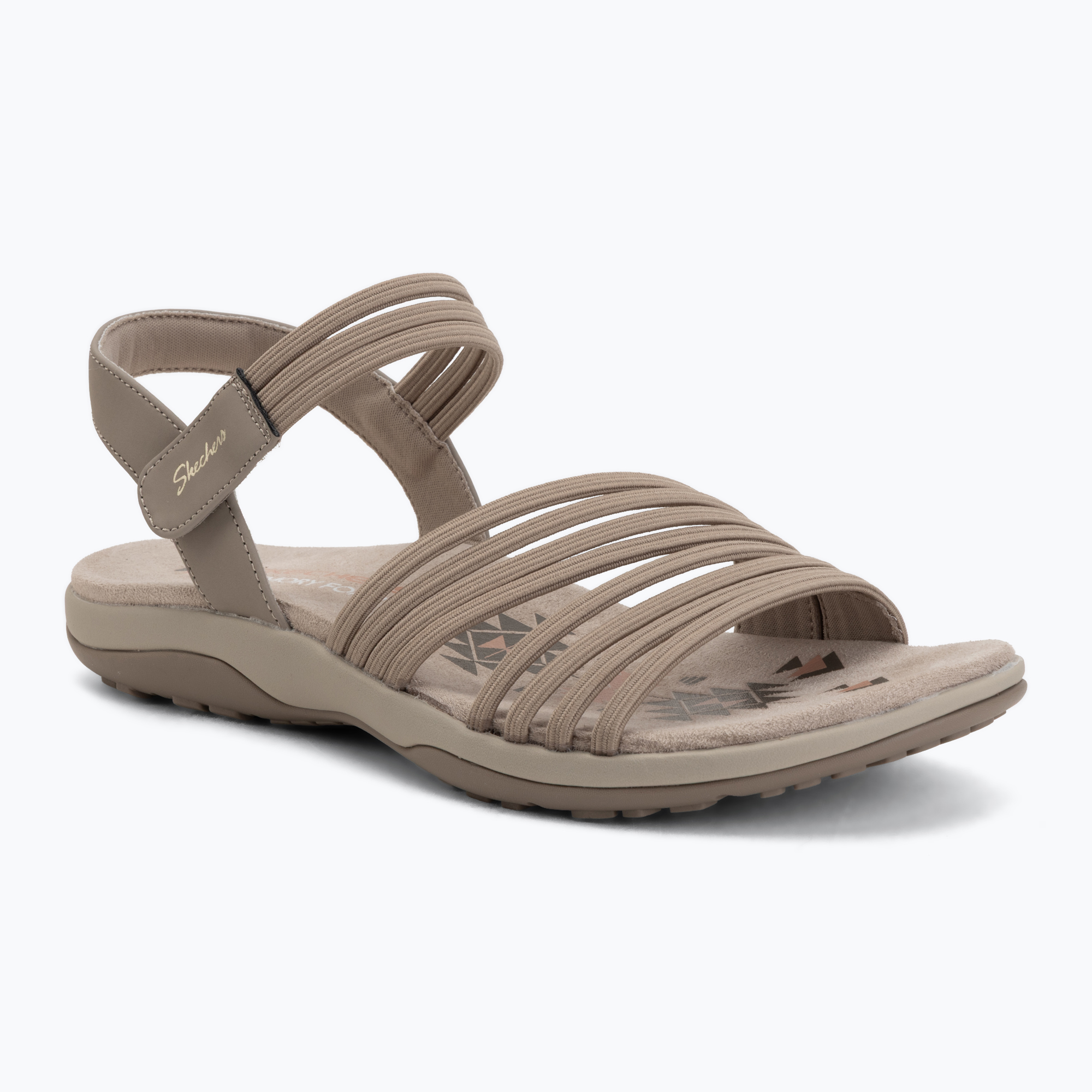 Sandały damskie SKECHERS Reggae Slim Coffee Run gray 