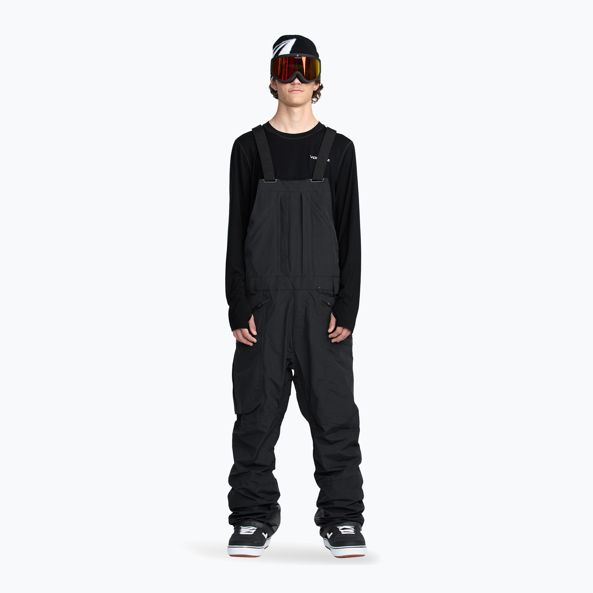 Мъжки панталони за сноуборд Volcom Rain GTX Bib Overall black