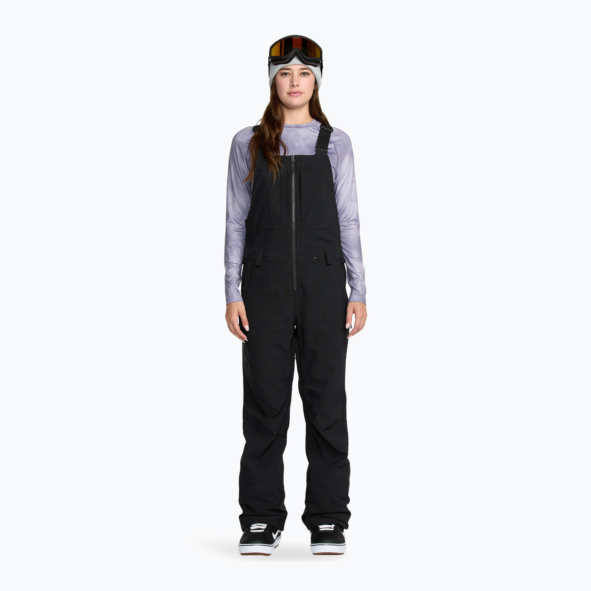 Дамски скиорски панталони Volcom Swift Bib Overall black