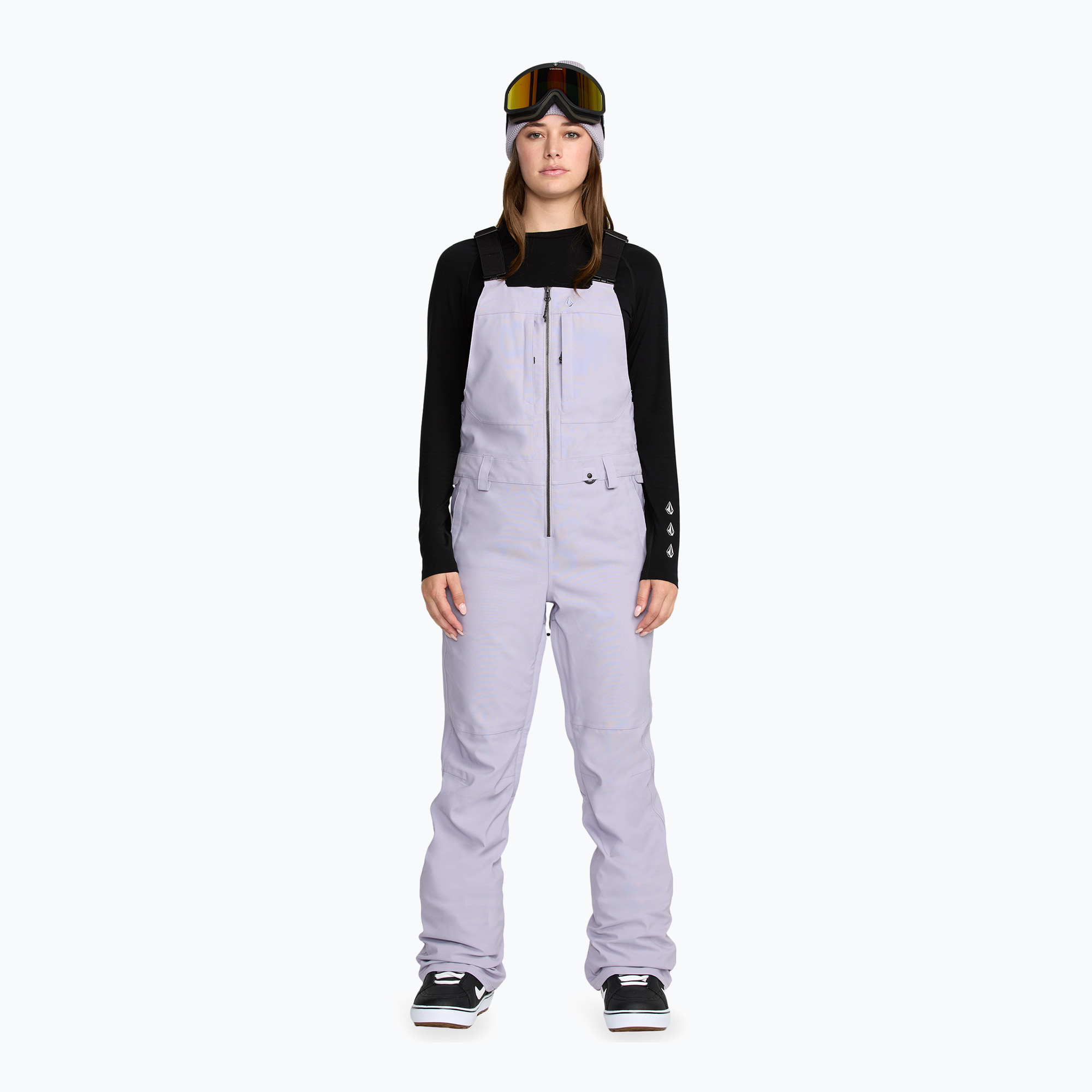 Дамски скиорски панталони Volcom Swift Bib Overall lavender aura