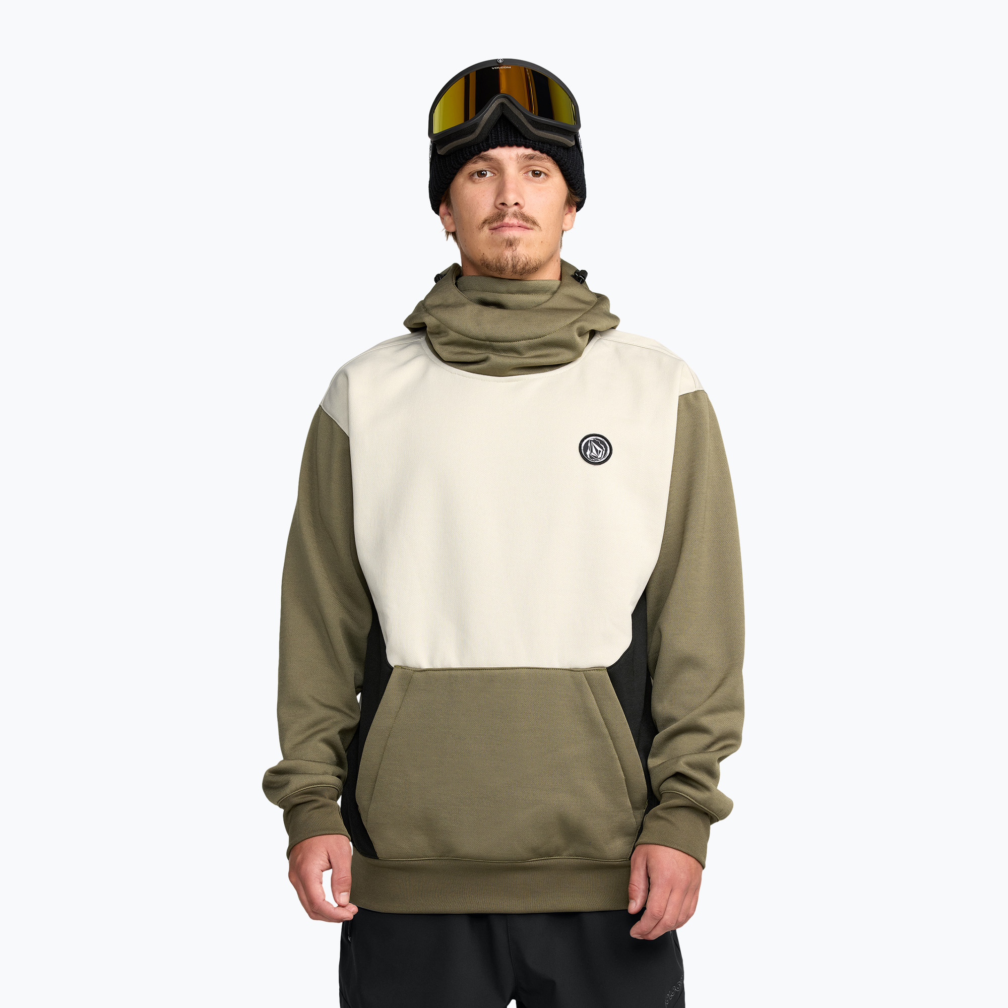 Мъжки суитшърт за сноуборд Volcom Hydro Riding Hoodie military