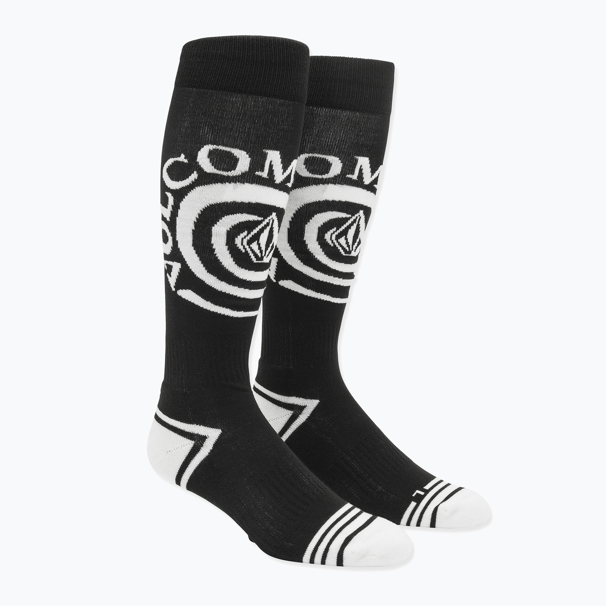 Мъжки скиорски чорапи Volcom Spiral Over The Calf black