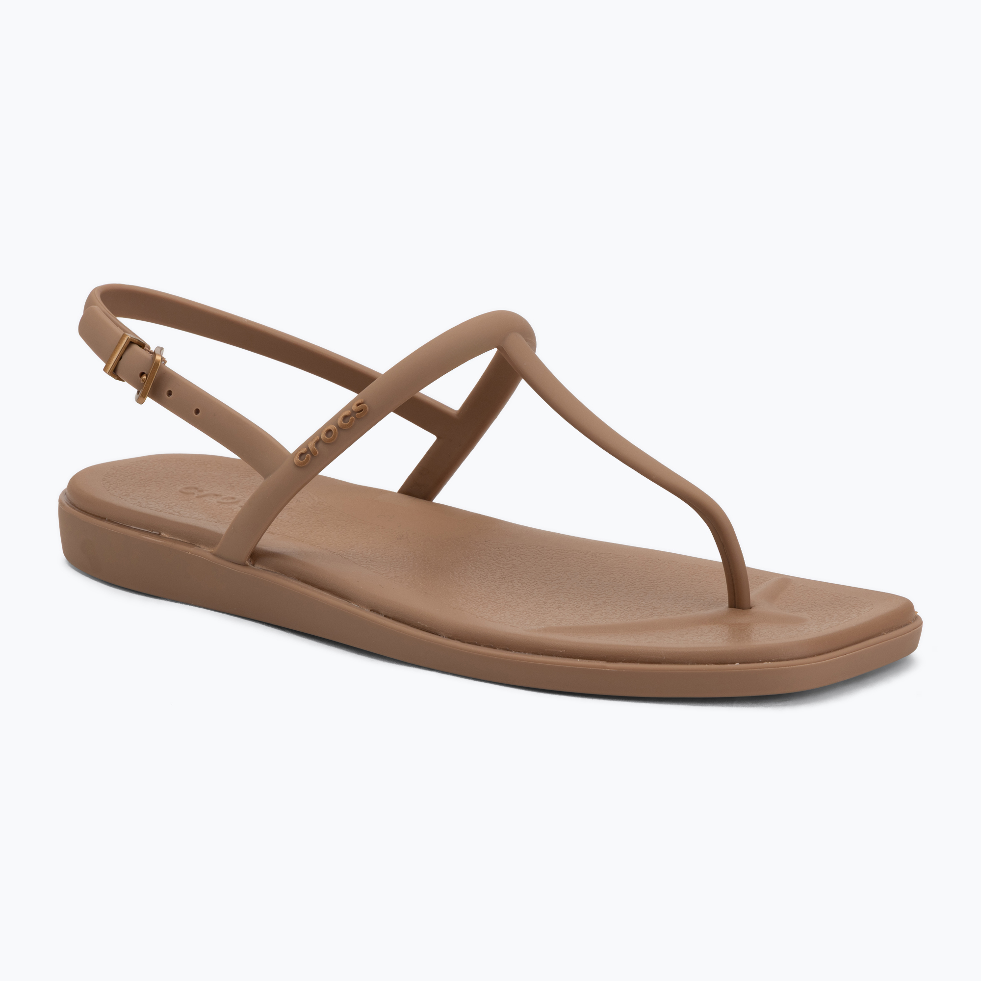 Sandały damskie Crocs Miami Thong Flip milk chocolate 