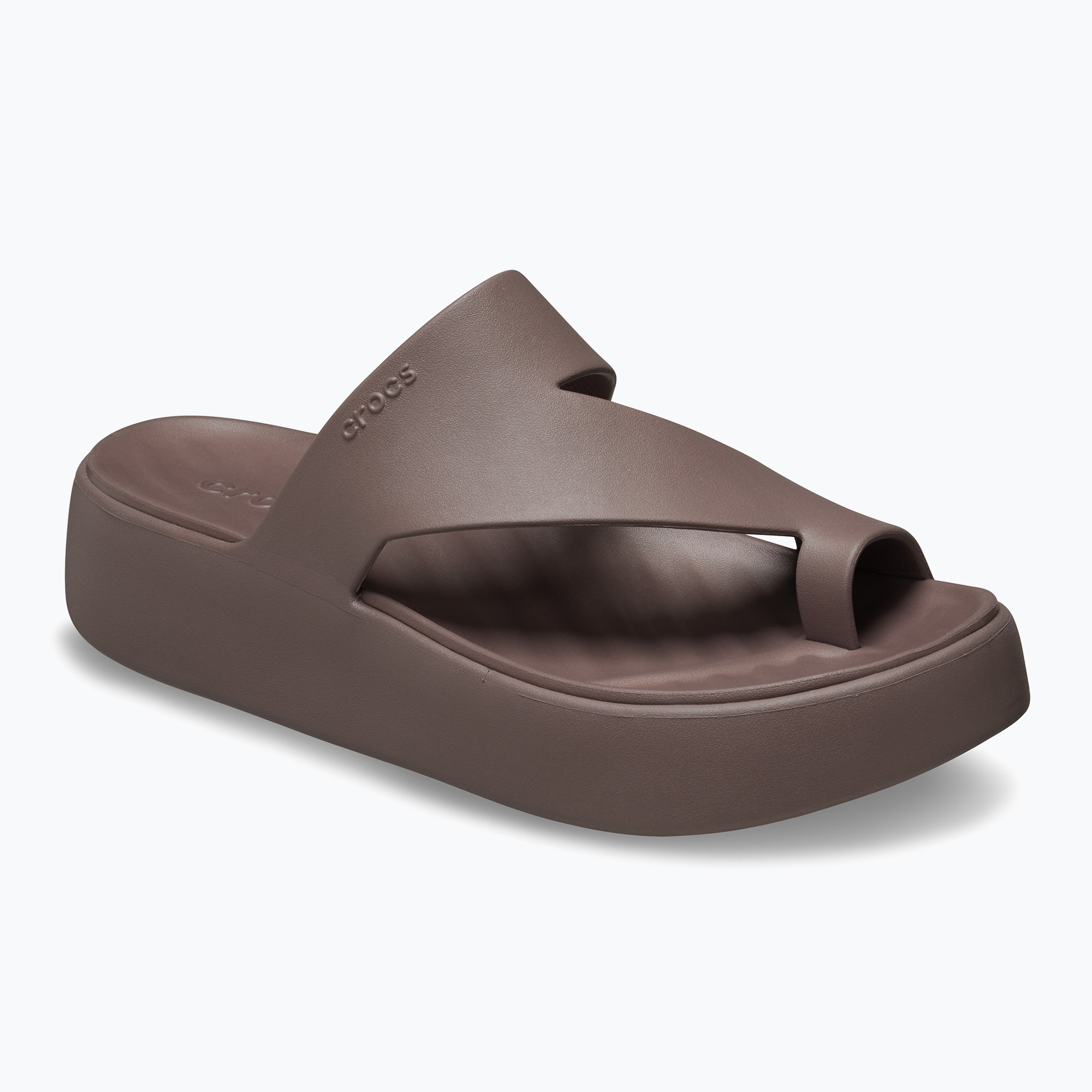 Дамски джапанки Crocs Getaway Platform Toe Loop truffle