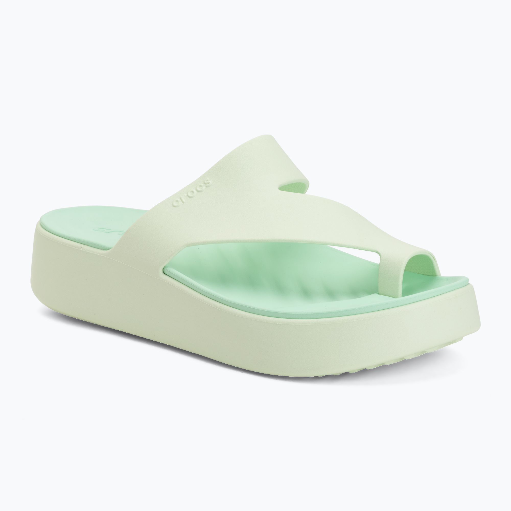 Дамски джапанки Crocs Getaway Platform Toe Loop jade tint