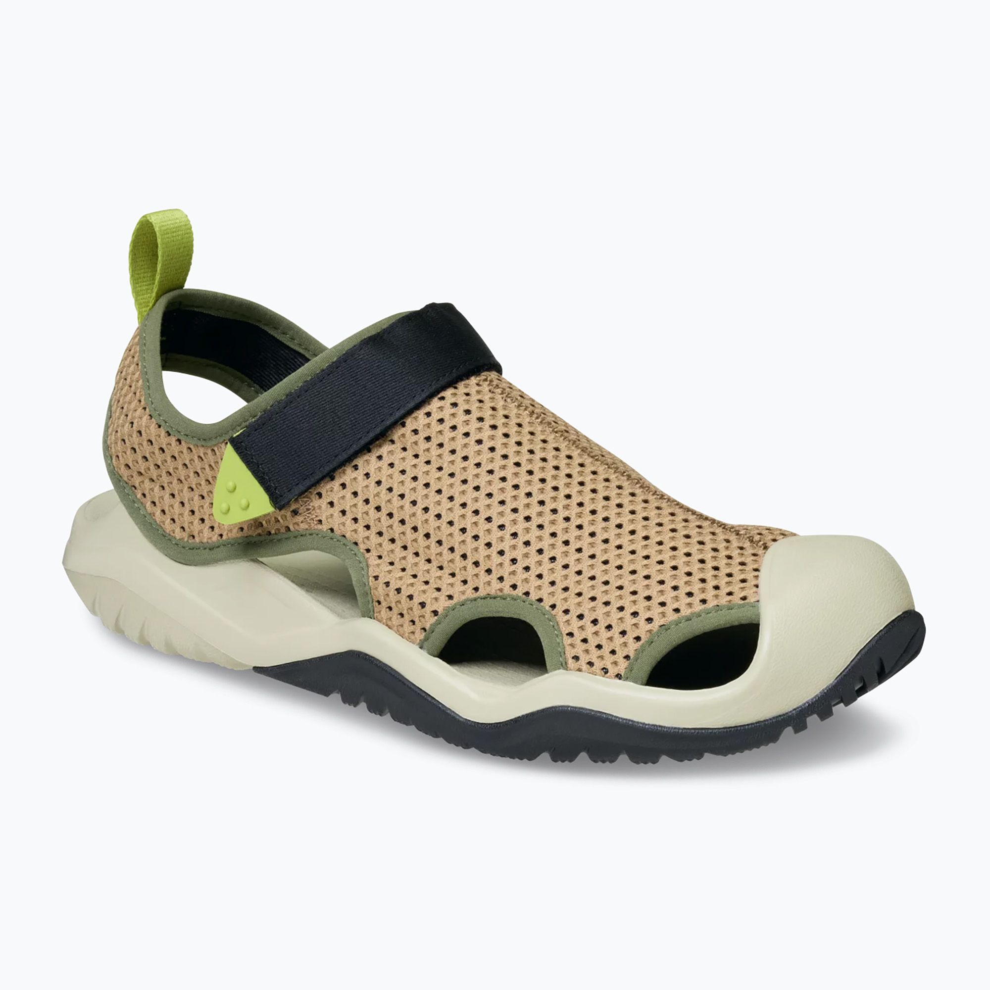 Sandały męskie Crocs Swiftwater Mesh Deck sepia 