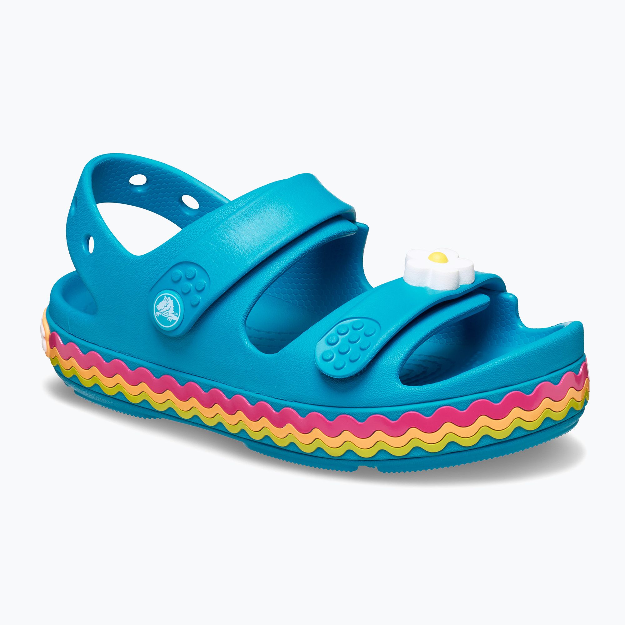 Sandały dziecięce Crocs Crocband Cruiser Ricrac marina 