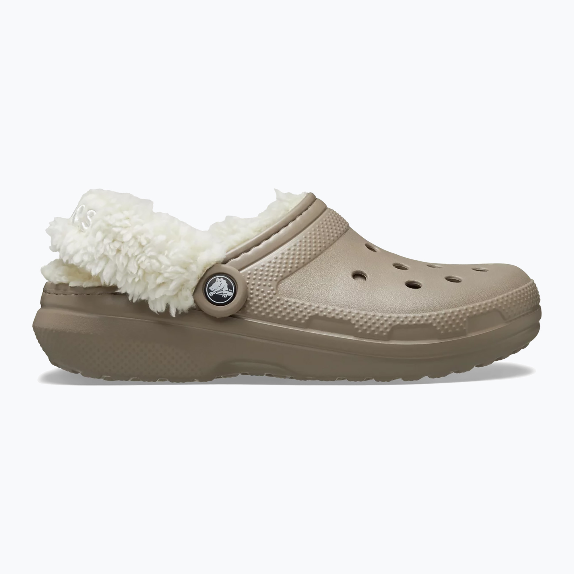 Șlapi Crocs Classic Fleece Lined mushroom