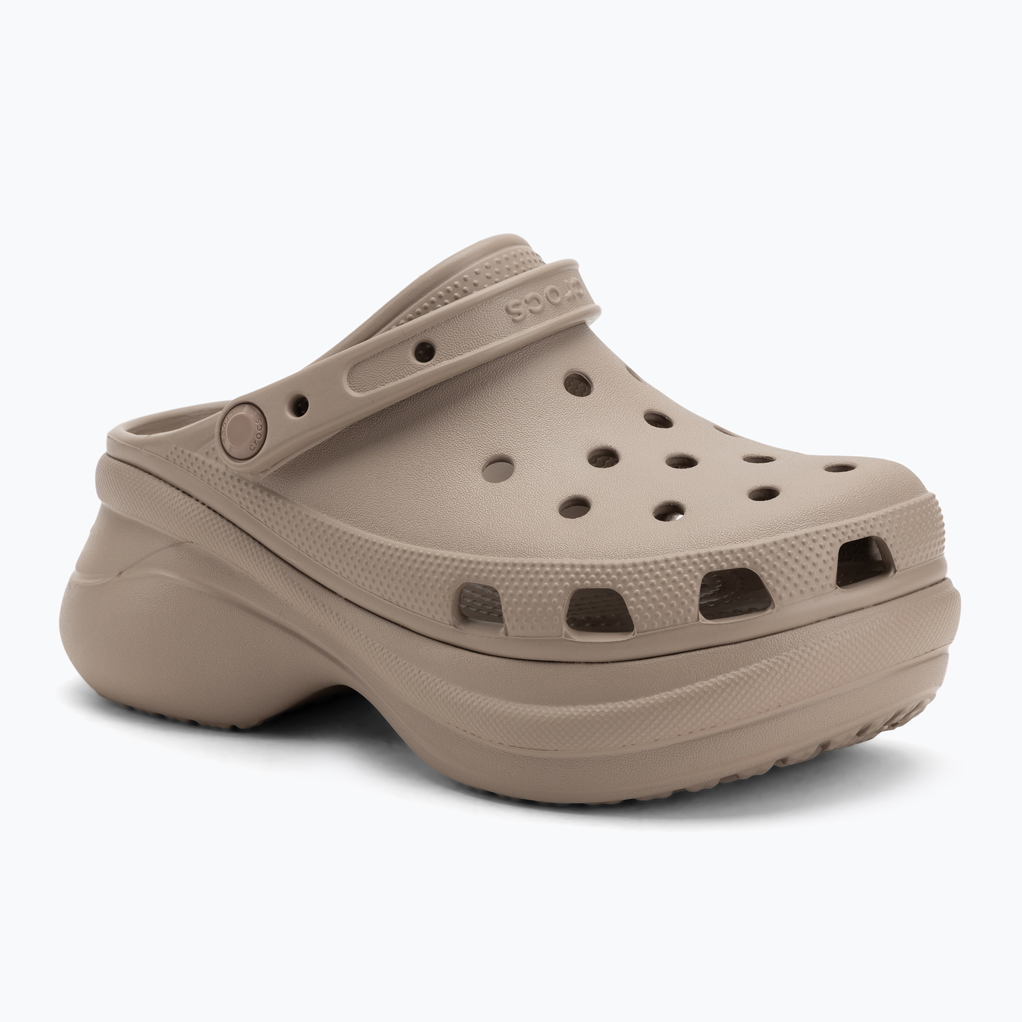 Klapki damskie Crocs Classic Bae Clog taupe