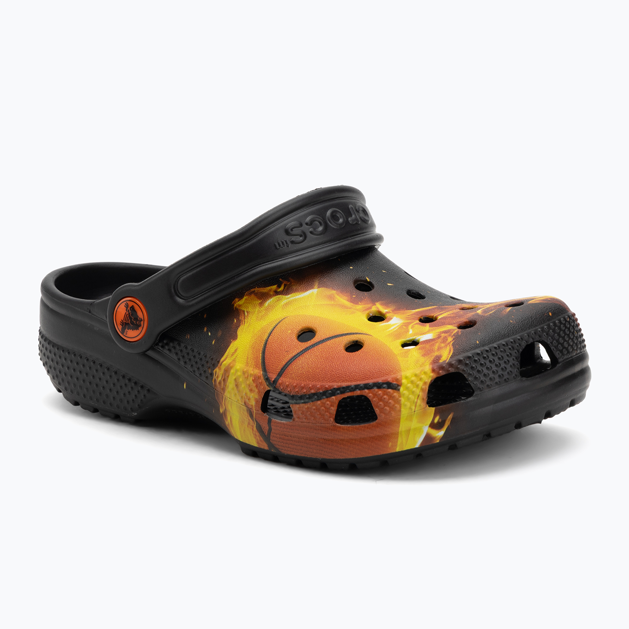 Klapki dziecięce Crocs Flaming Bball Clog Kids black 