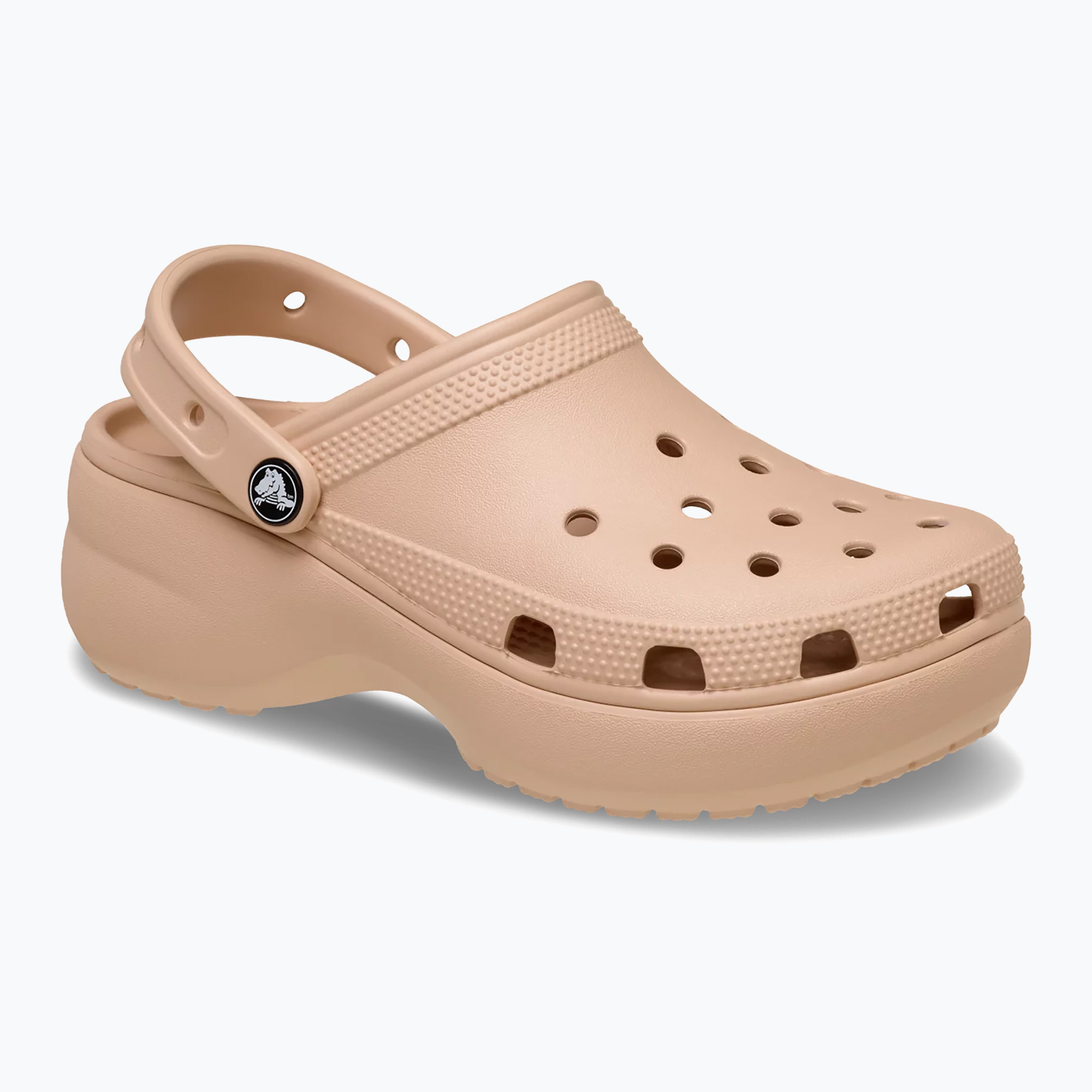 Klapki damskie Crocs Classic Platform Clog pink caramel 