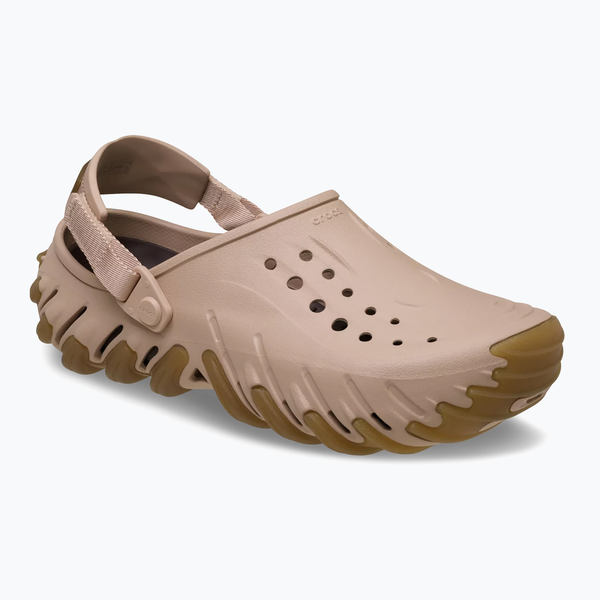 Klapki Crocs Echo Gum Ro Clog pink caramel 