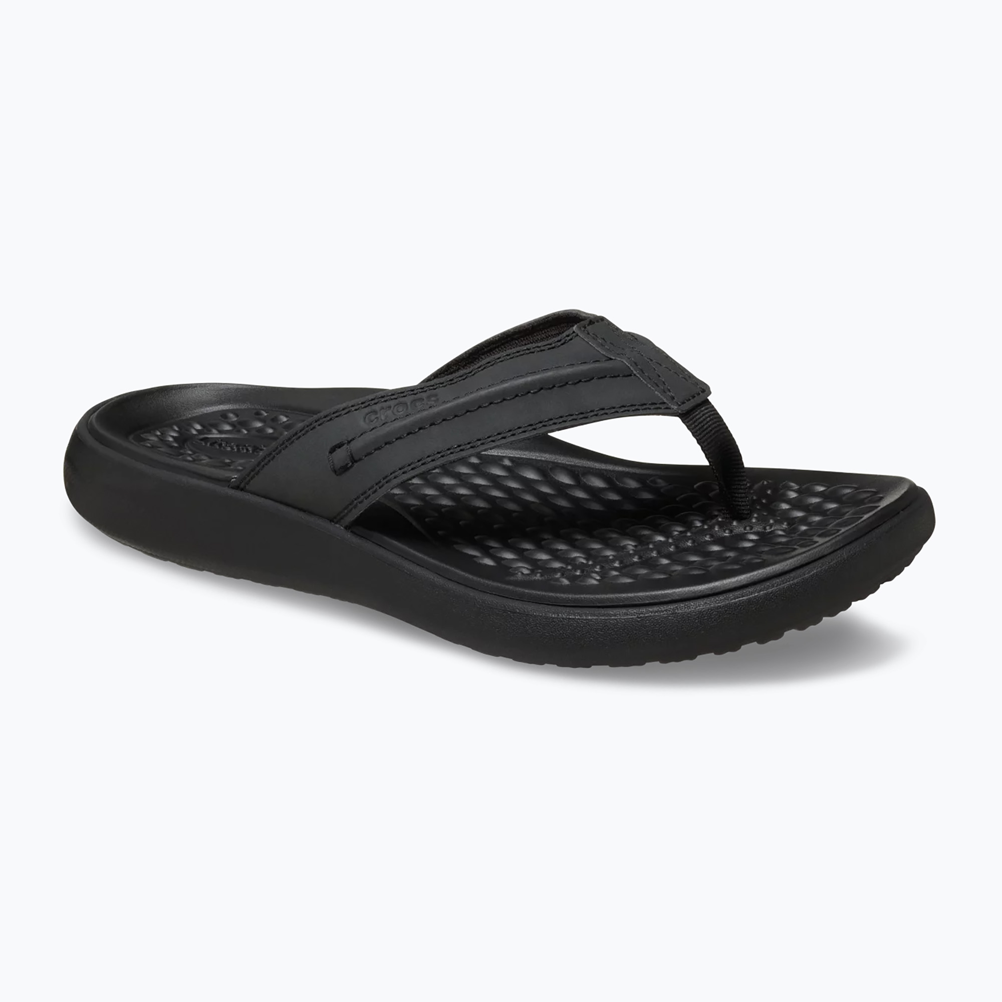 Джапанки Crocs Yukon Vista II Leather black/black