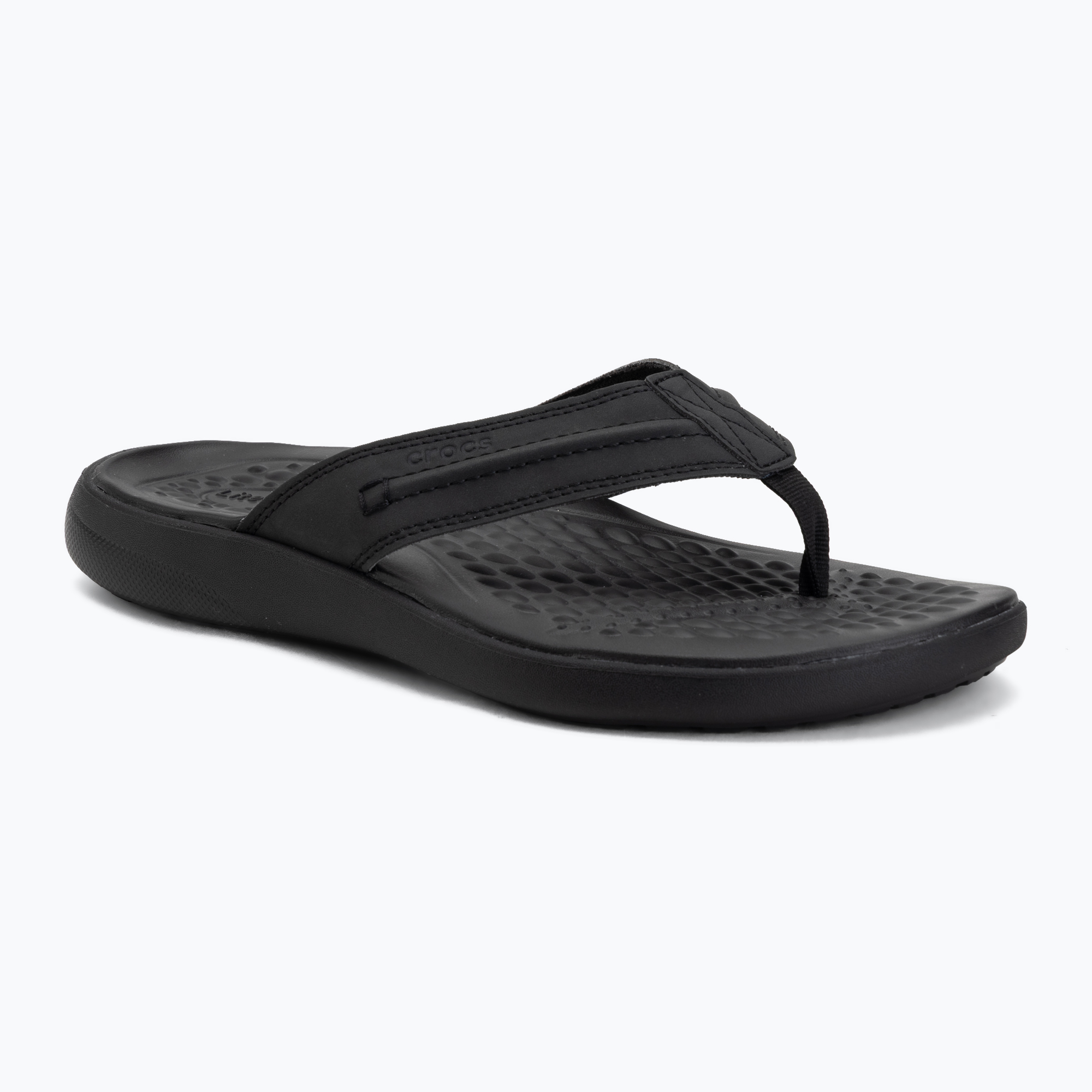 Japonki Crocs Yukon Vista II Leather black/black 
