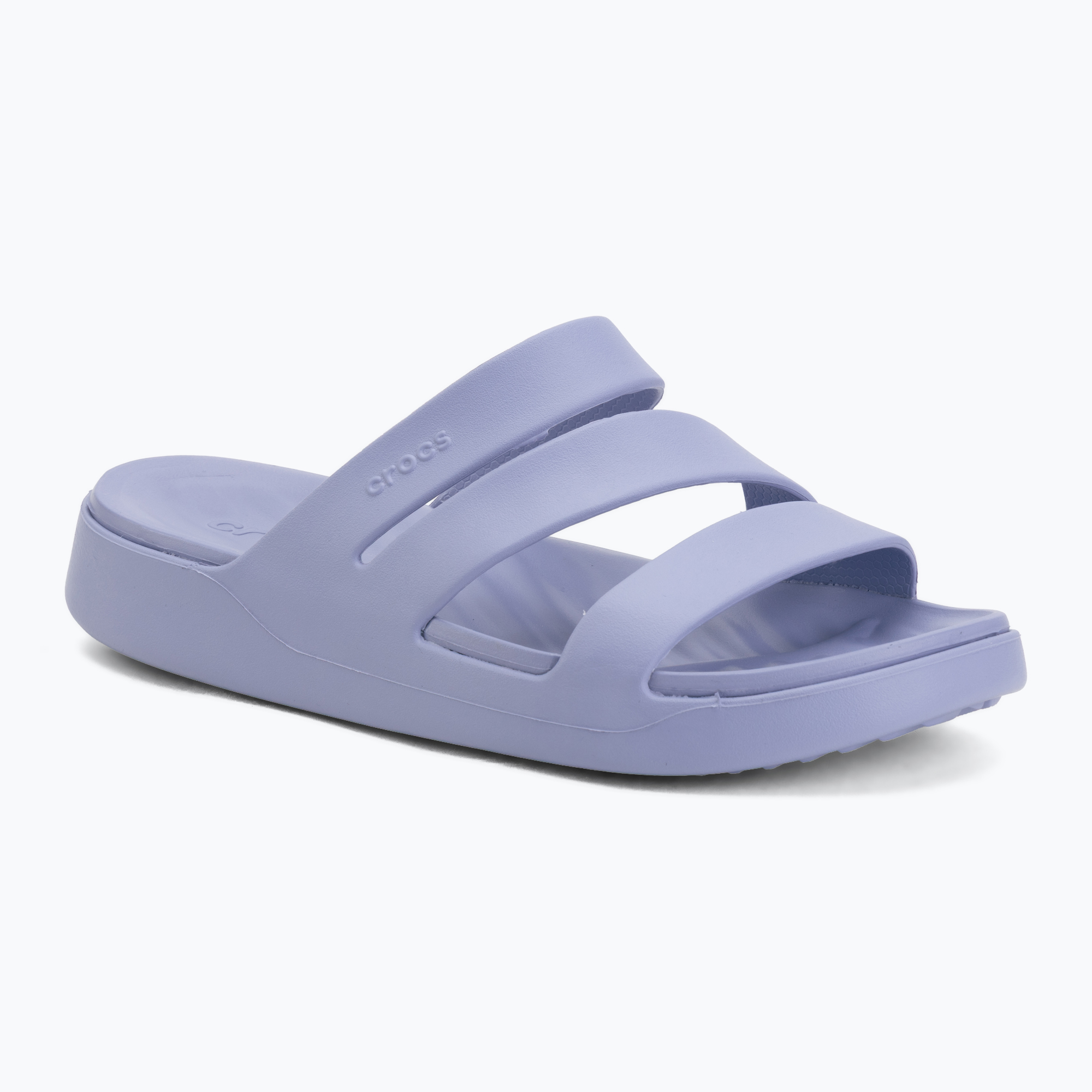 Klapki damskie Crocs Getaway Strappy blue haze 