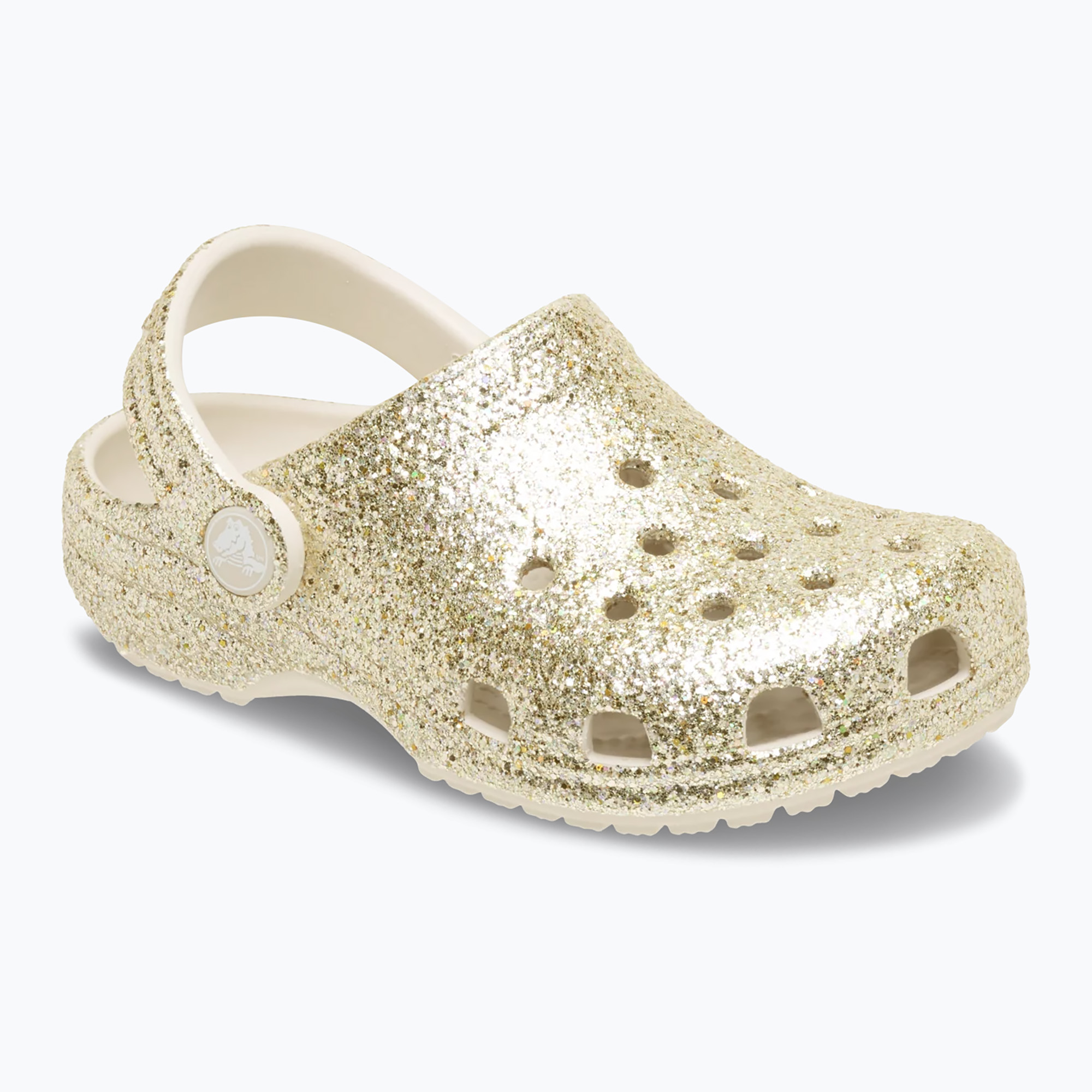 Детски чехли Crocs Classic Chunky Glitter sandstone