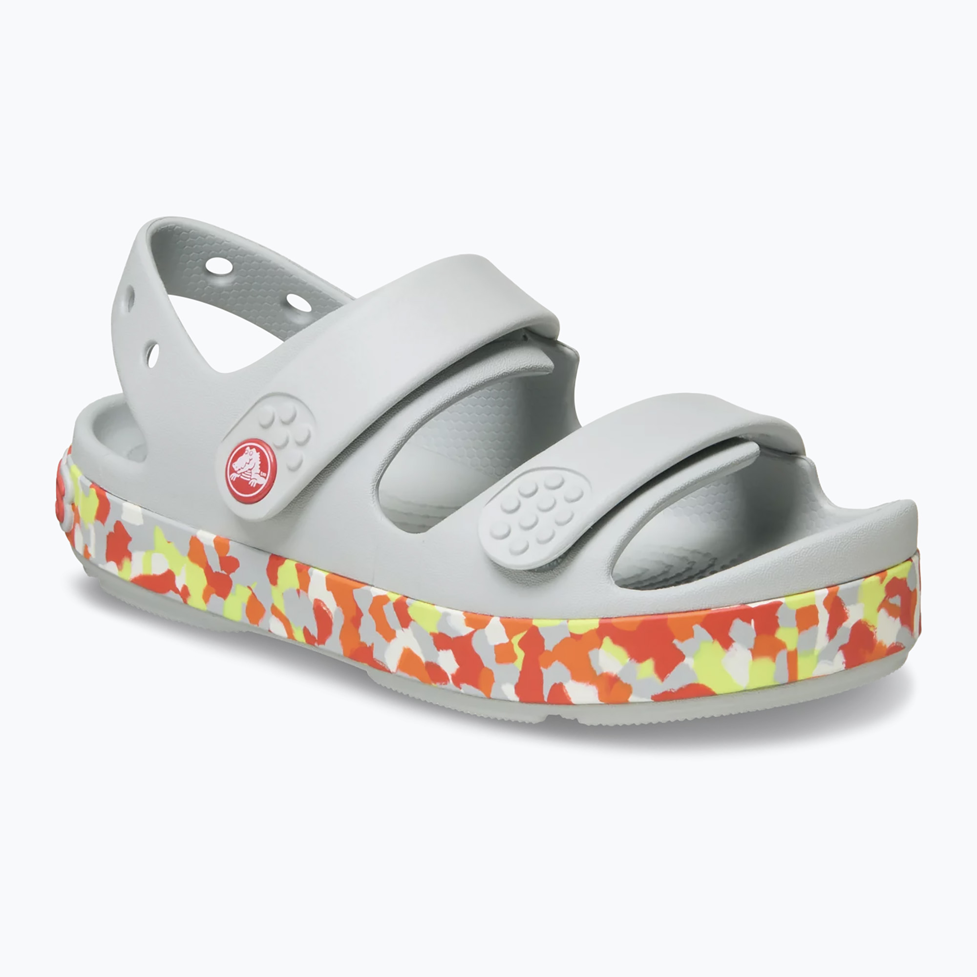 Детски сандали Crocs Crocband Cruiser Glow Confetti Band atmosphere/flame