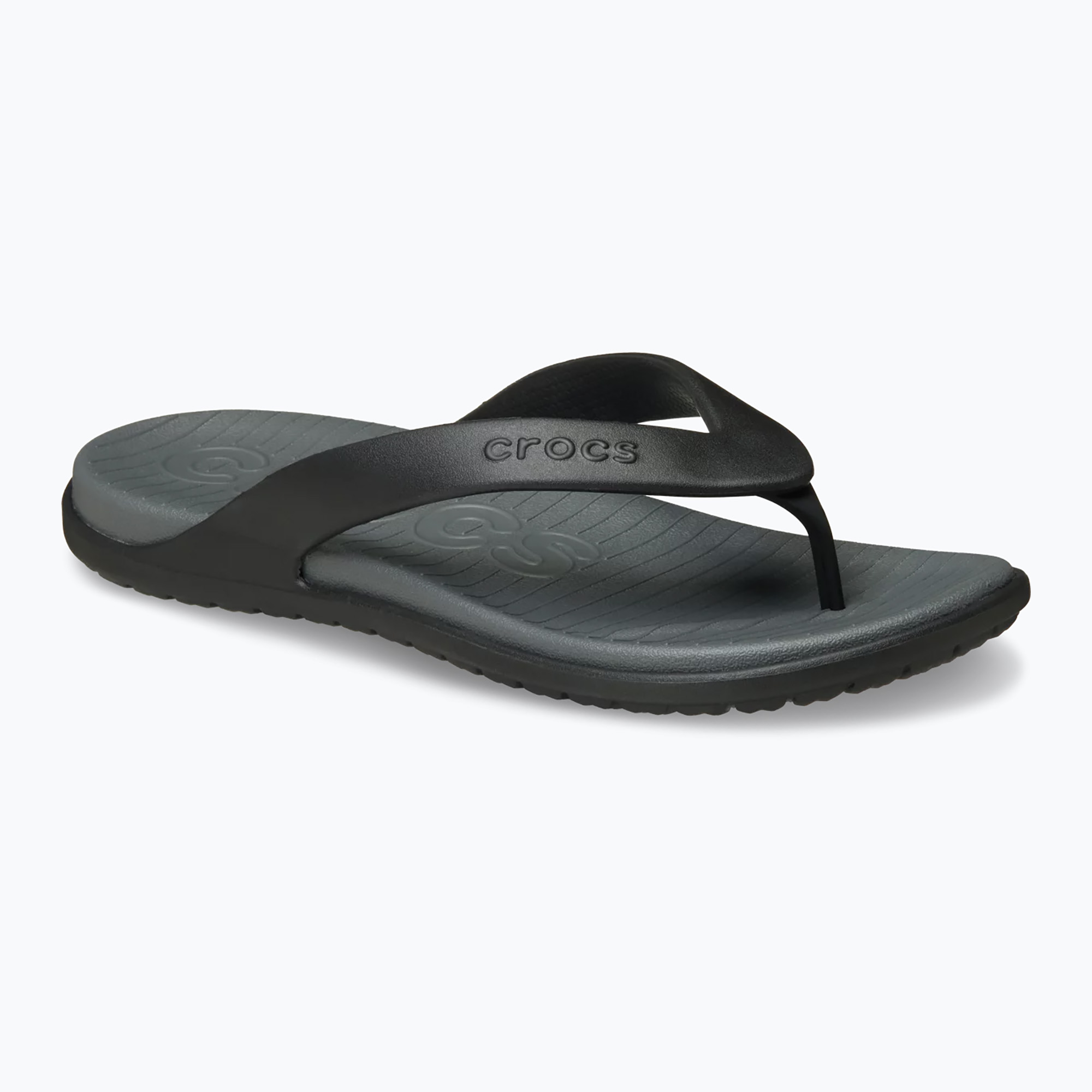 Джапанки Crocs Coast Flip black/slate grey