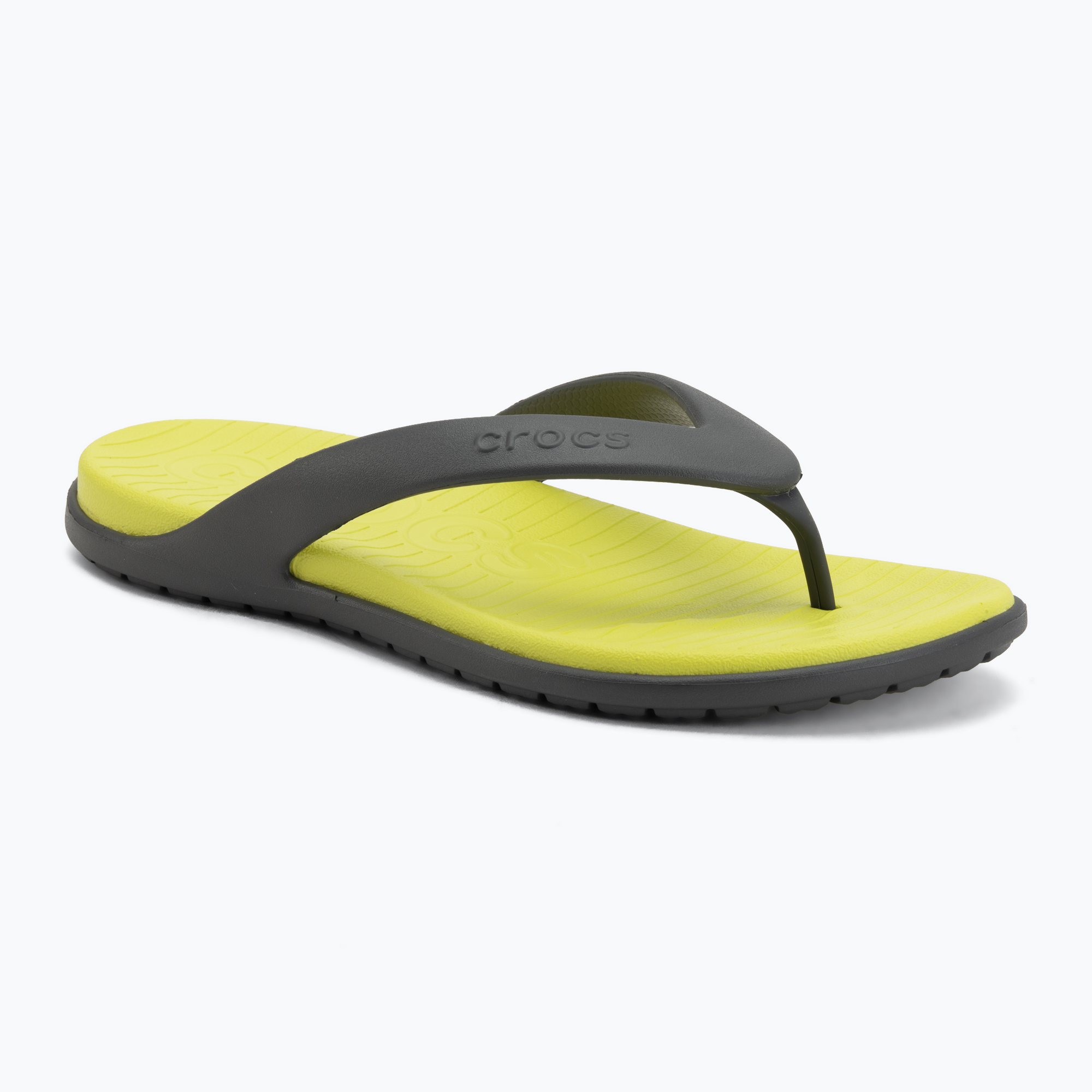 Джапанки Crocs Coast Flip slate grey/citrus