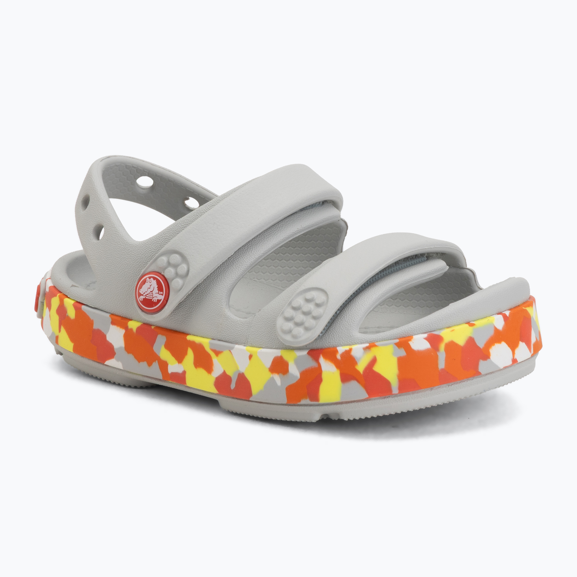Детски сандали Crocs Crocband Cruiser Glow Confetti Band atmosphere/flame