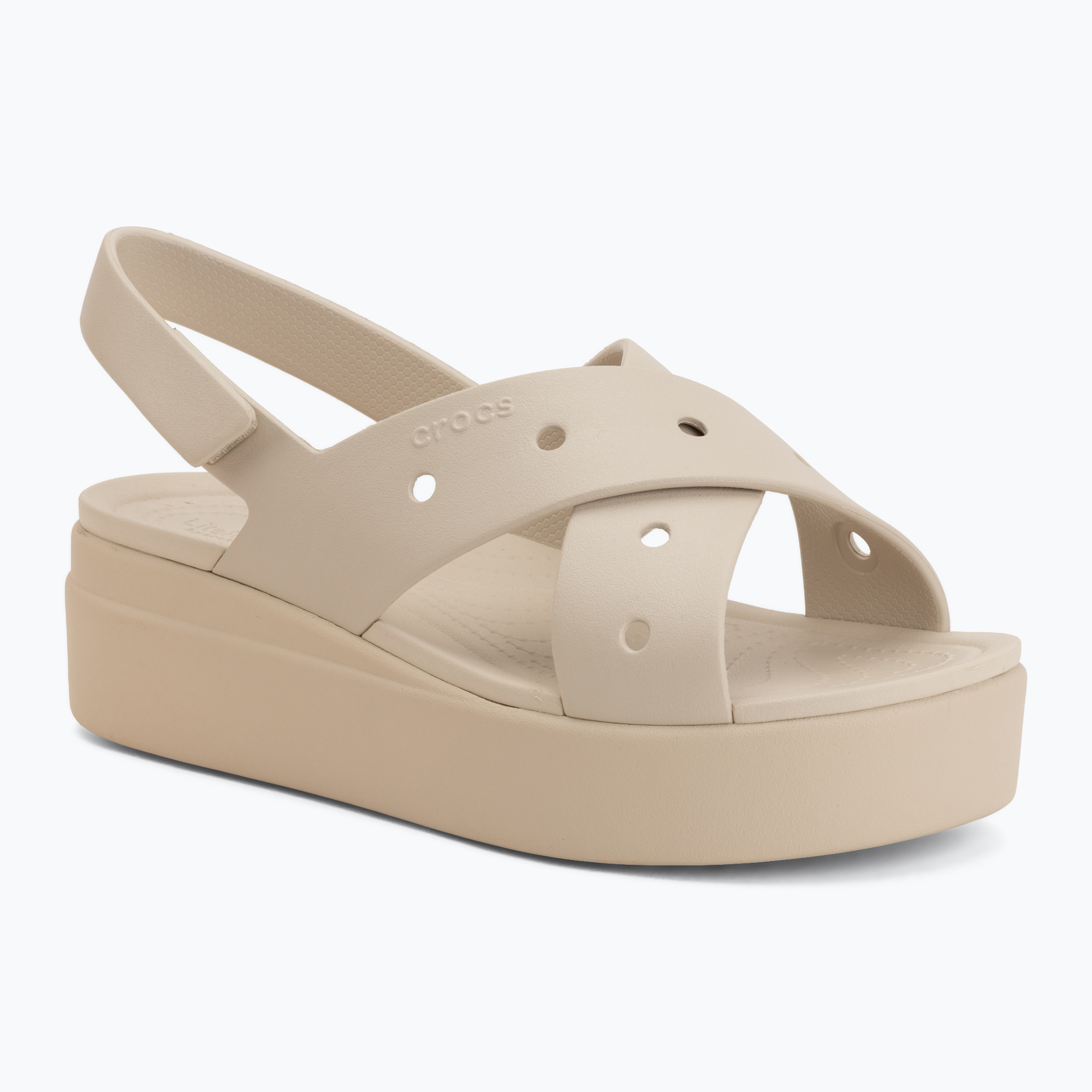 Дамски сандали Crocs Broklyn 4U Cross Strap frappe