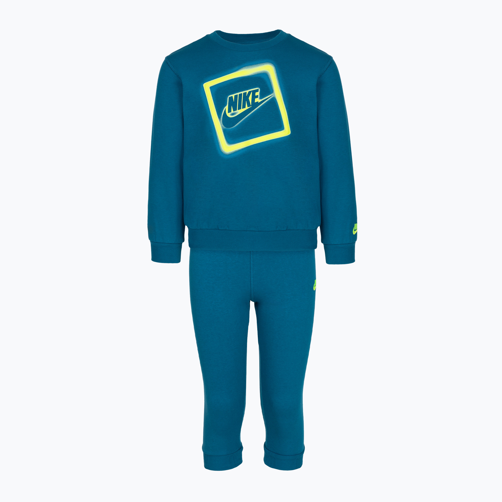 Детски анцуг Nike Sportswear Get With Me Lightweight Fleece green abyss