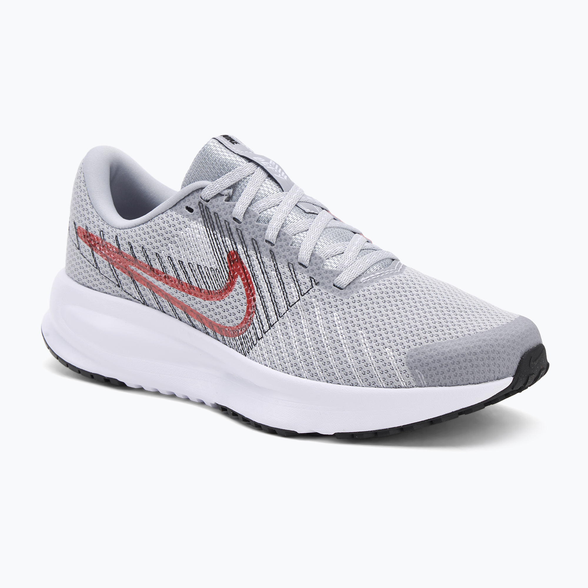 Buty do biegania męskie Nike Run Defy wolf grey/bright crimson/black/white 