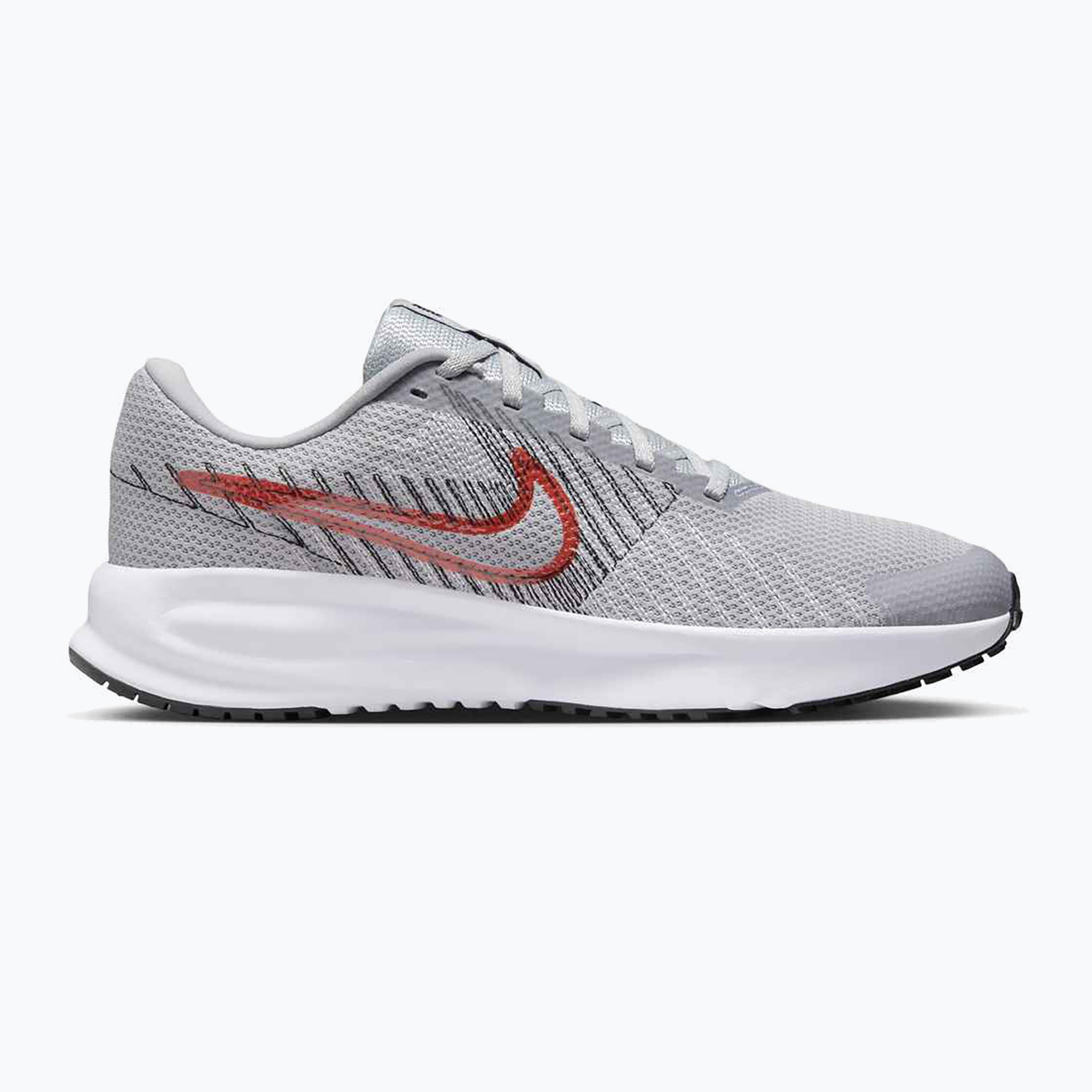 Buty do biegania męskie Nike Run Defy wolf grey/bright crimson/black/white 