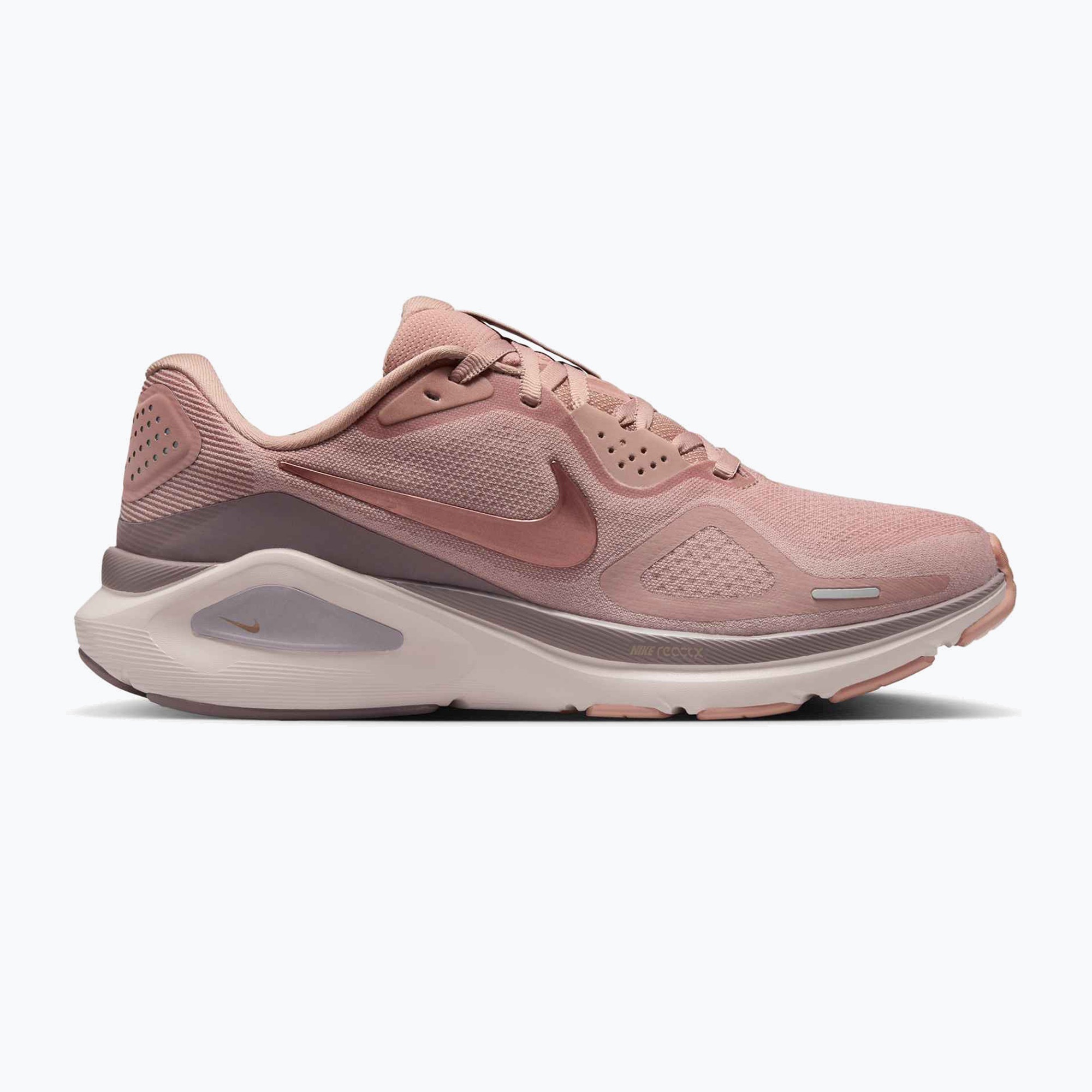 Buty do biegania damskie Nike Structure 26 particle pink/taupe grey/silt red/metal rose gold 