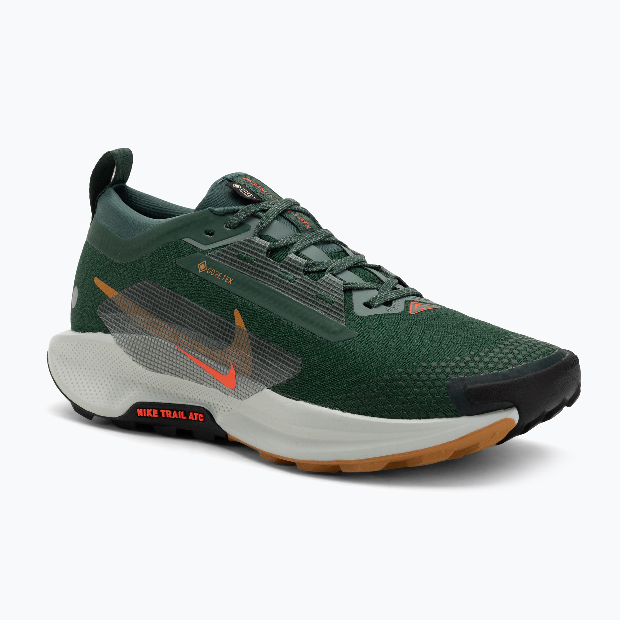 Buty do biegania męskie Nike Pegasus Trail 5 GORE-TEX fir/bright crimson/clay green 