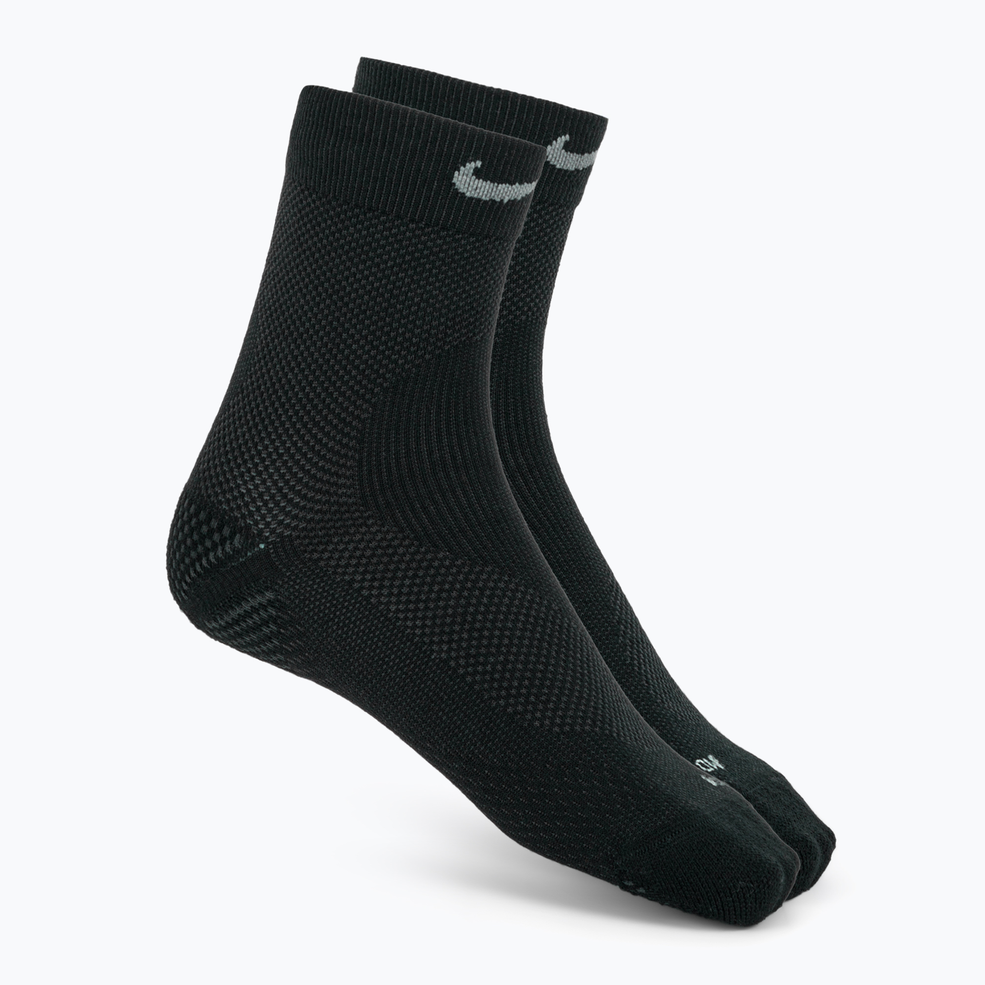 Șosete Nike Running Lightweight Micro Crew black/pure platinum/smoke grey