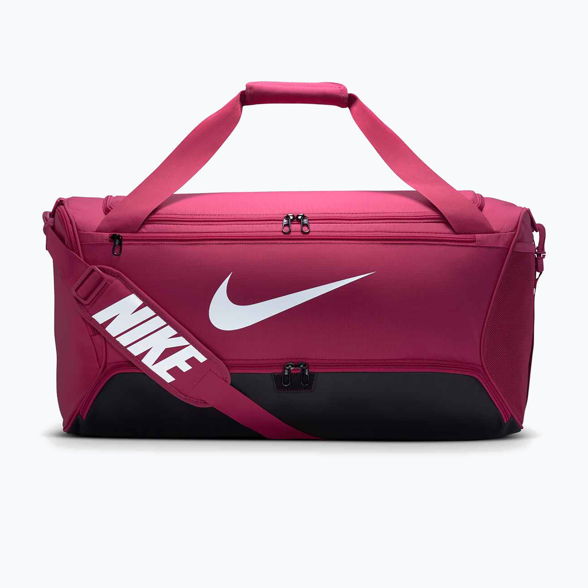 Torba treningowa Nike Brasilia 9.5 60 l sweet beet/black/white 