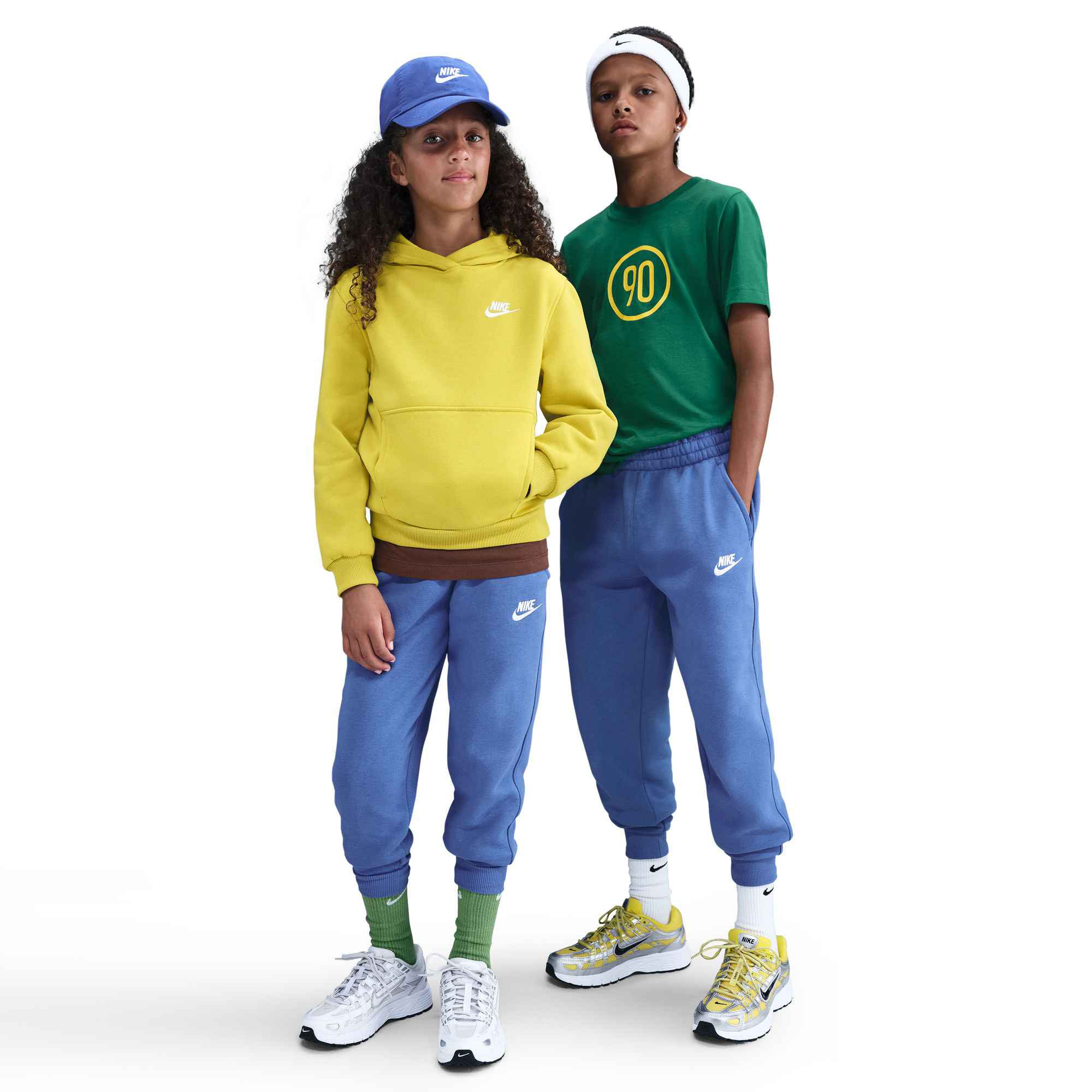 Spodnie dziecięce Nike Sportswear Club Fleece comet blue/white 