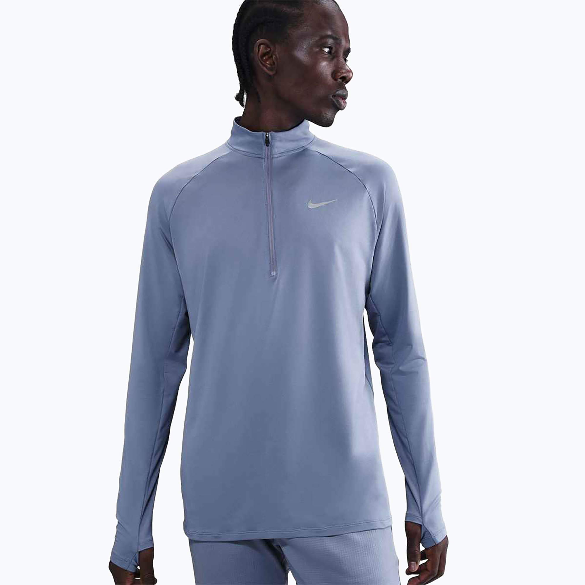 Bluza do biegania męska Nike Stride 1/4 Zip Dri-Fit world indigo 