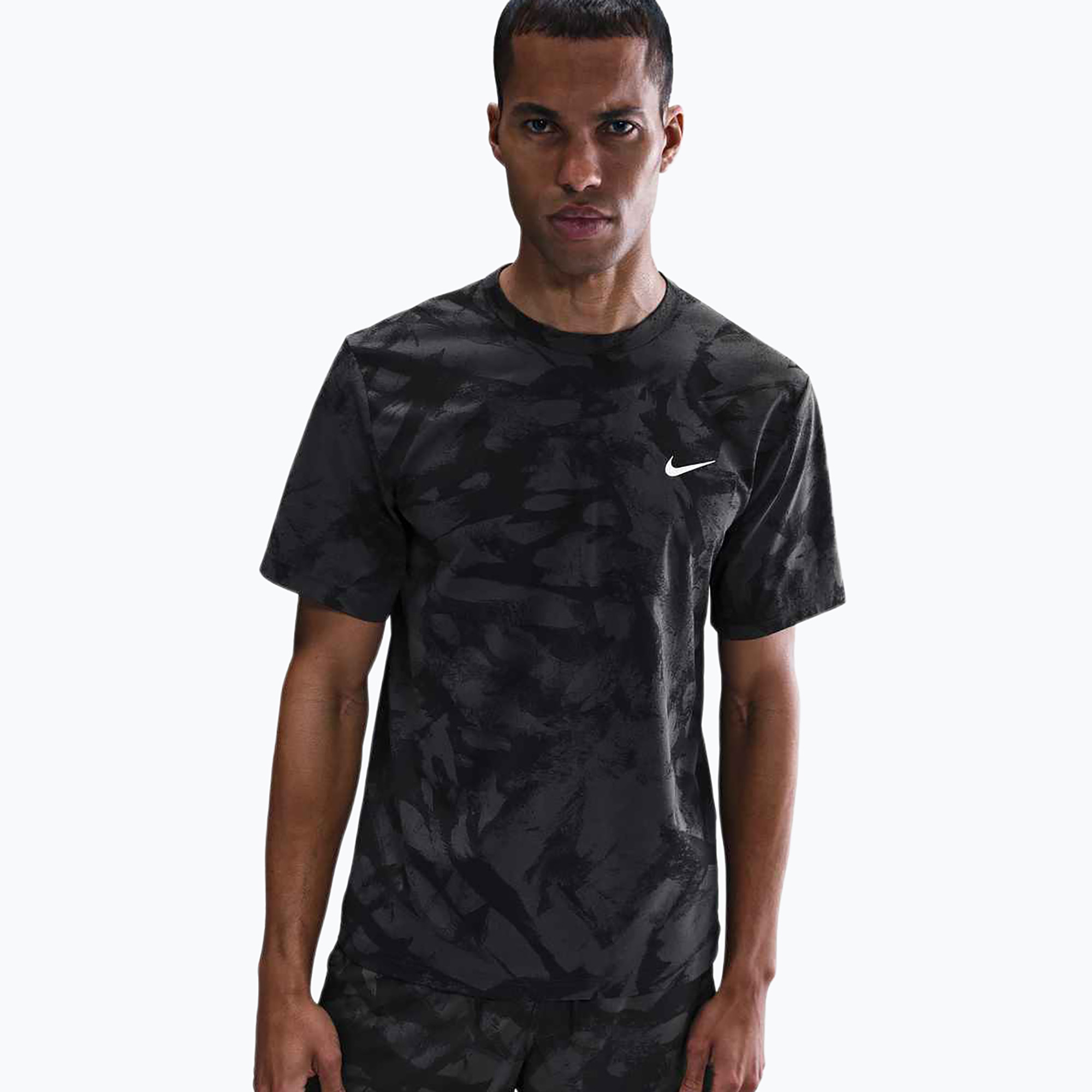 Koszulka męska Nike Hyverse Dri-Fit UV anthracite/white 