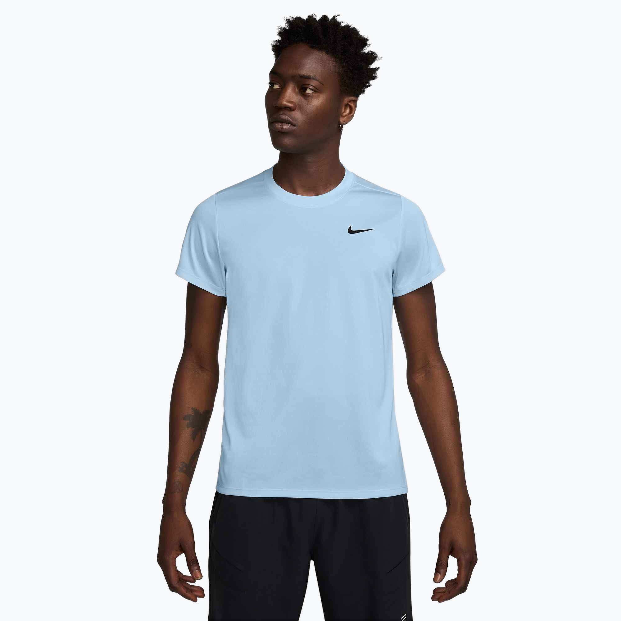 Koszulka tenisowa męska Nike Court Dri-Fit Victory celestine blue/black 