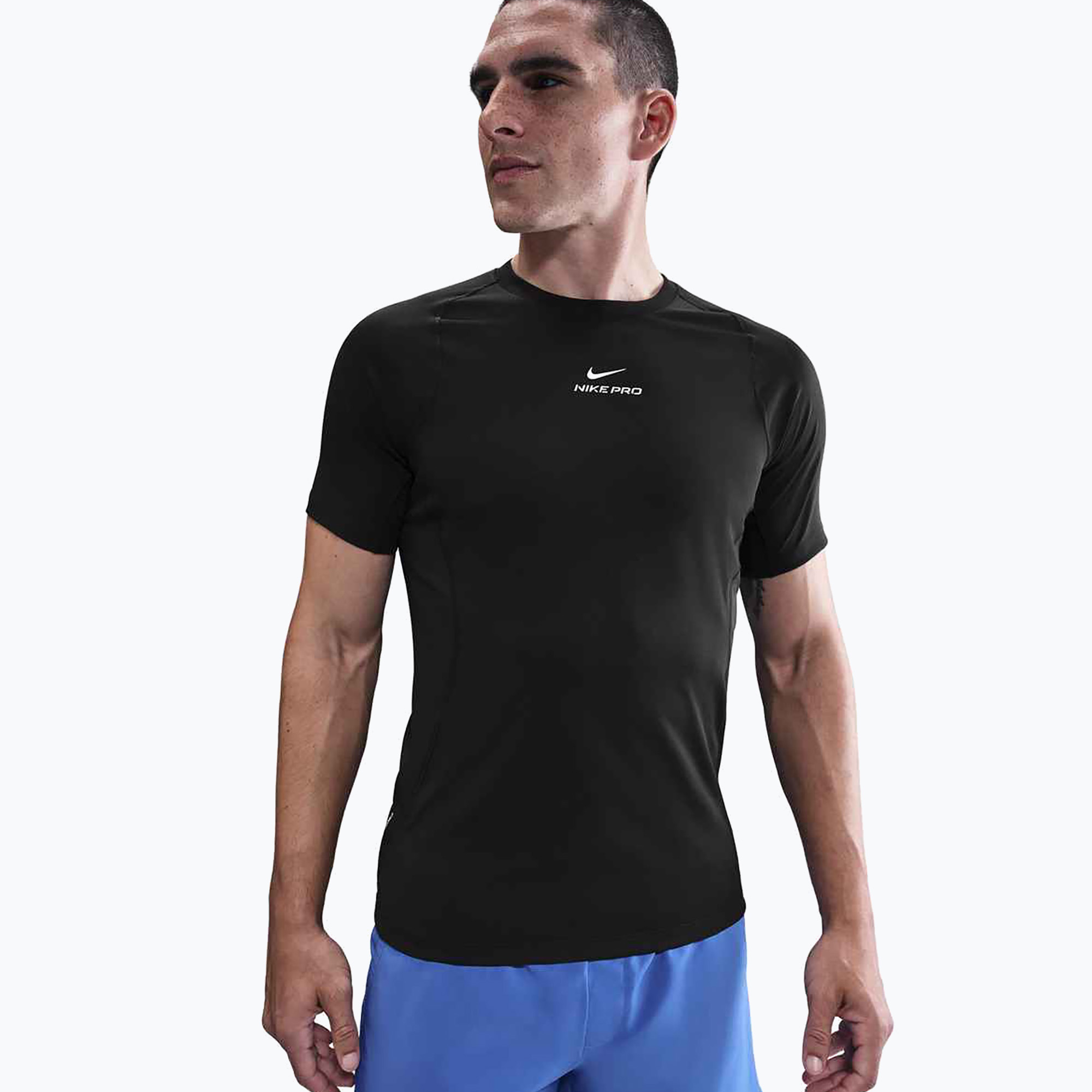 Koszulka treningowa męska Nike Pro Training Dri-Fit black/white 
