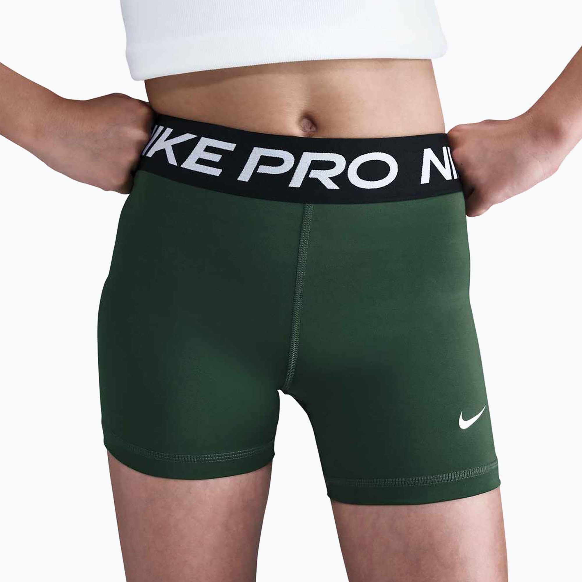 Gyerek rövidnadrágok Nike Pro comet fir/white (Pro DA1033-323)