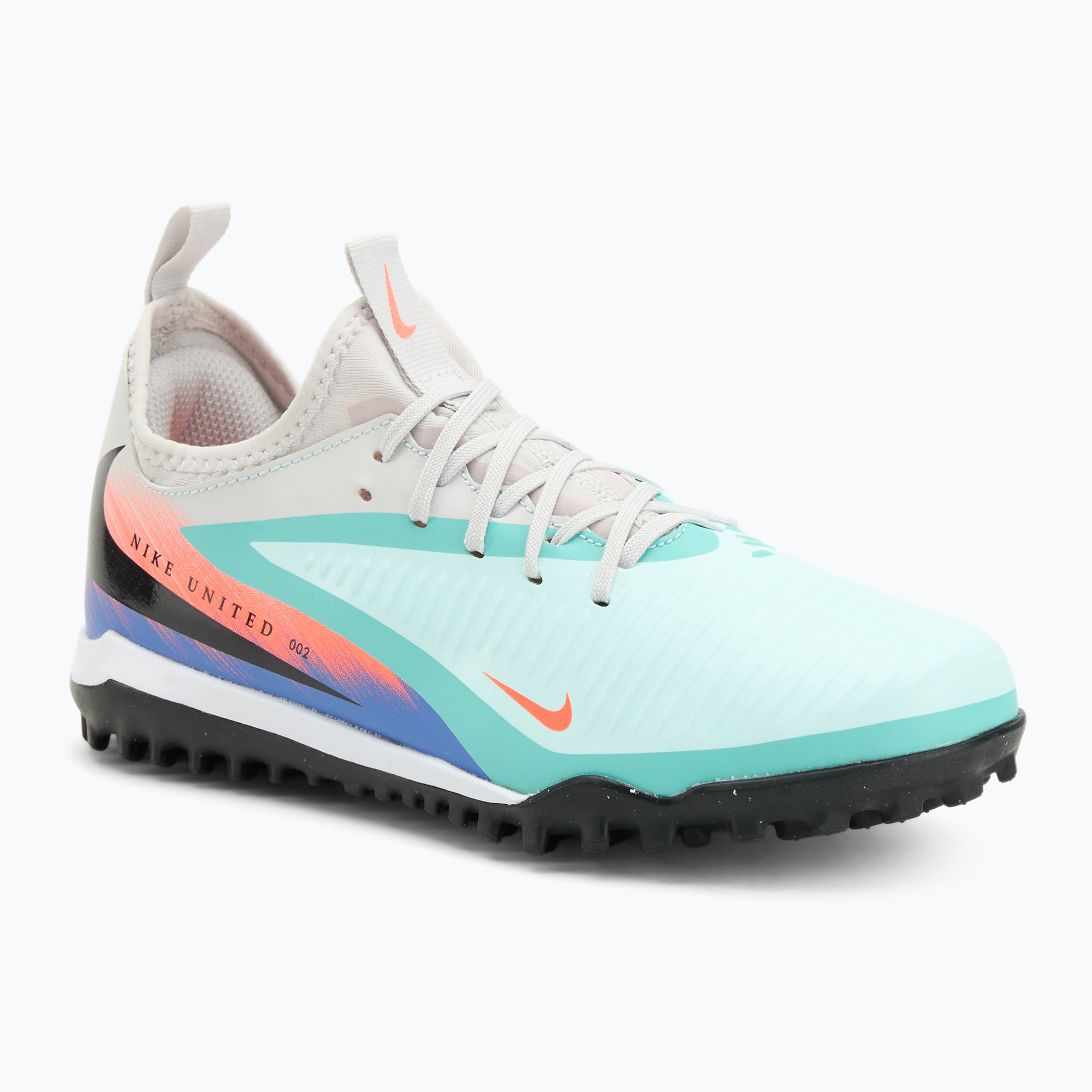 Buty piłkarskie dziecięce Nike United Phantom 6 Low Academy Jr TF pistachio frost/hyper orange 