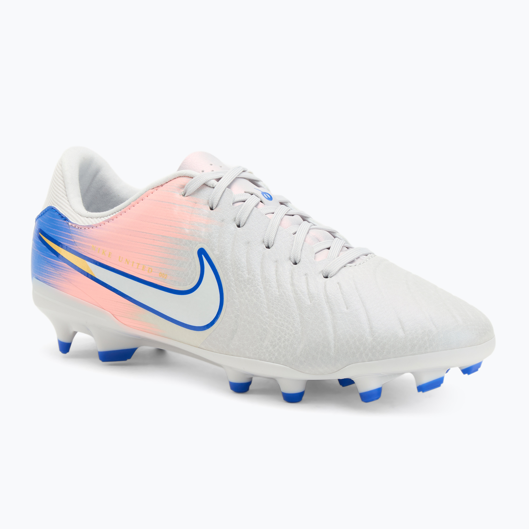 Buty piłkarskie męskie Nike United Tiempo Legend 10 Academy FG/MG vast grey/racer blue 