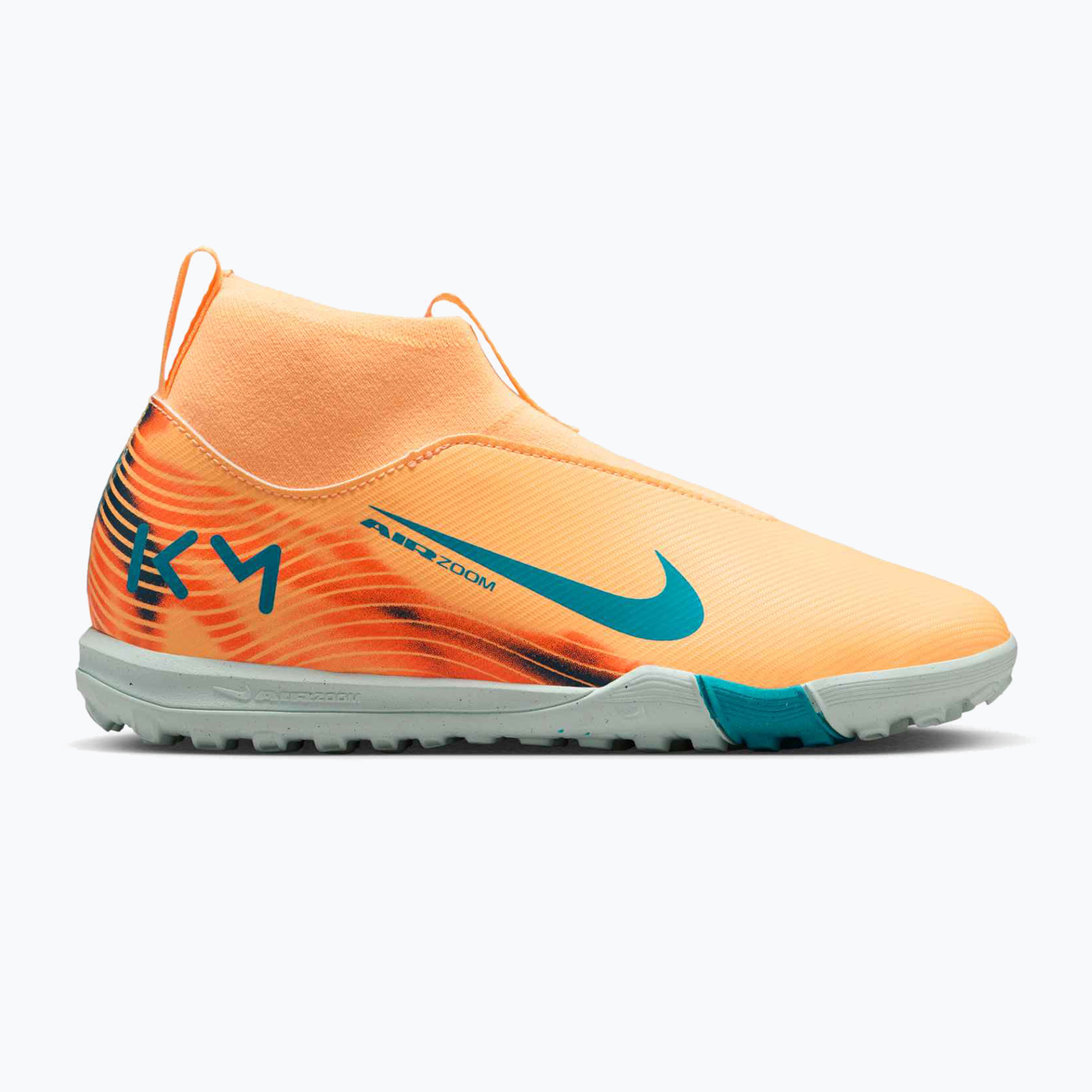 Buty piłkarskie dziecięce Nike Mercurial Superfly 10 Academy Kylian Mbappé Jr TF melon tint/igloo