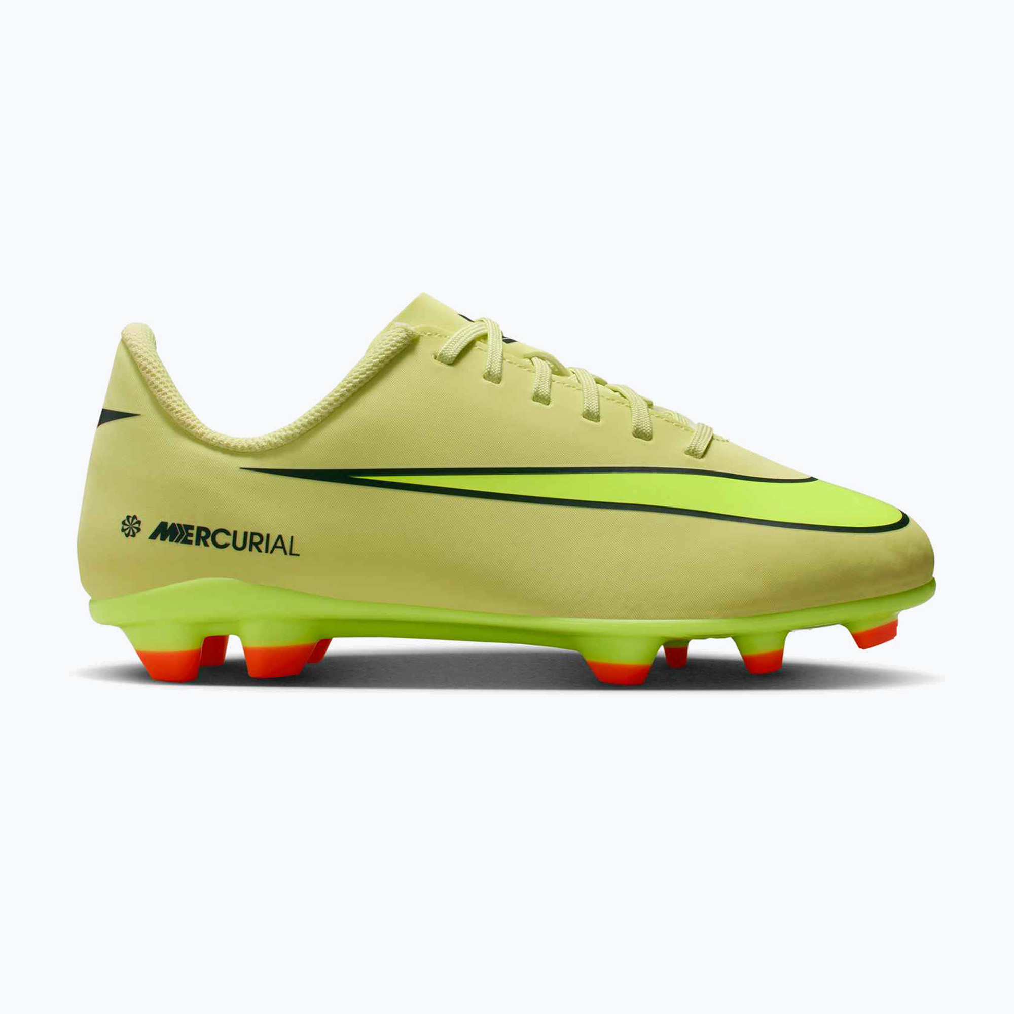 Ghete de fotbal pentru copii Nike Mercurial Vapor 16 Club FG/MG limelight/hyper crimson/volt (Mercurial Vapor 16 Club FG/MG FQ8286-300)